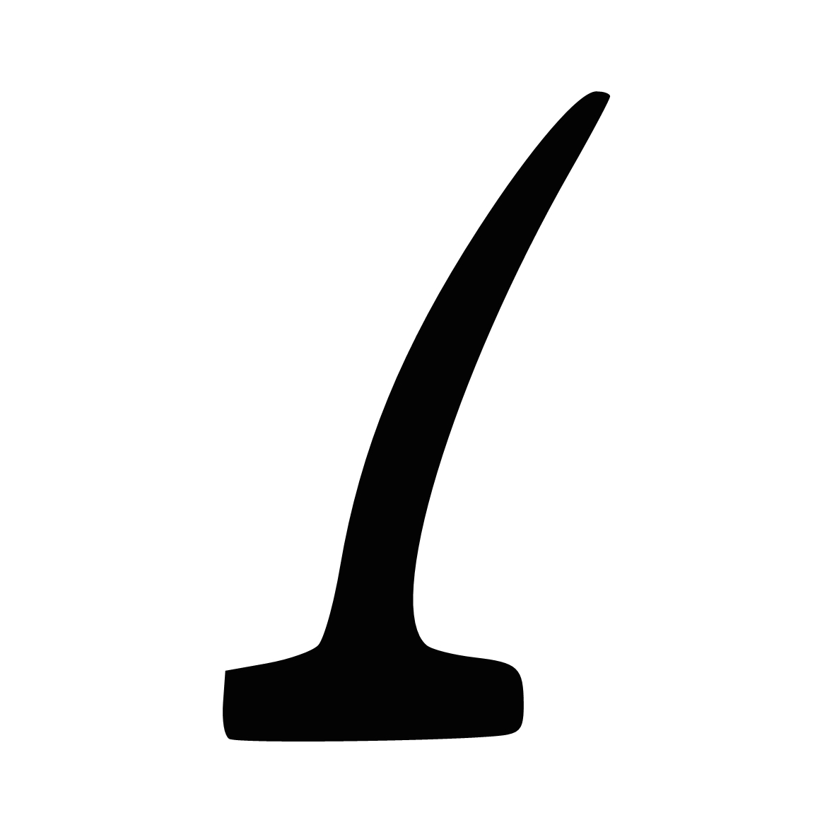 Anschlagdichtung mit Lippe und glattem Fuß | 7,5 mm Höhe | Farbe: schwarz 