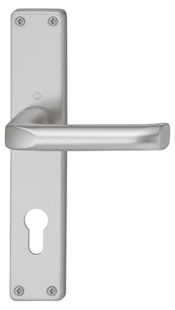 Türdrücker - Türdrücker-Garnitur mit Profilzylinder | Hoppe London 113/202SP | Farbe: silber