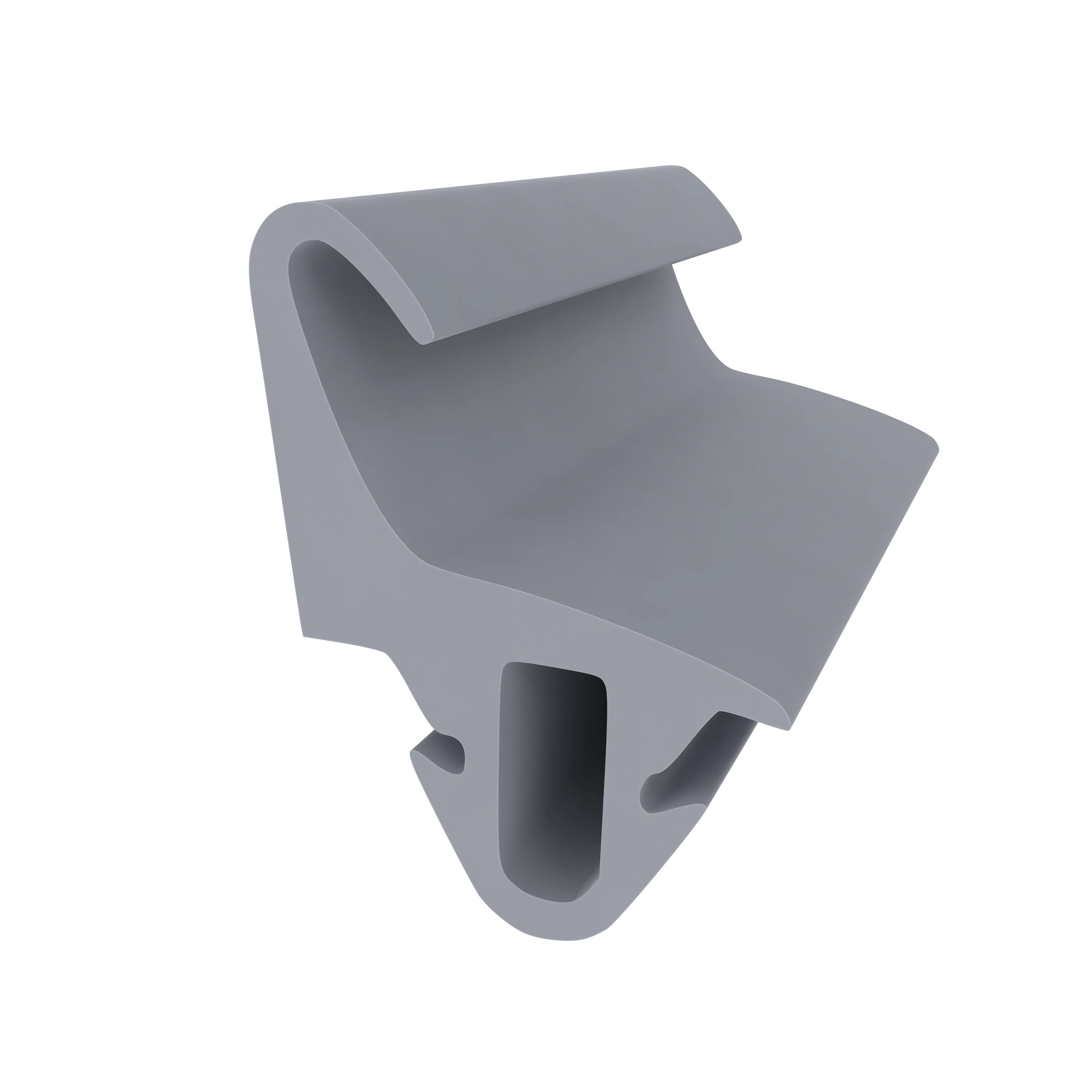 Mitteldichtungen - Mitteldichtung für Metall- und Alufenster | 13 mm Breite | Farbe: grau