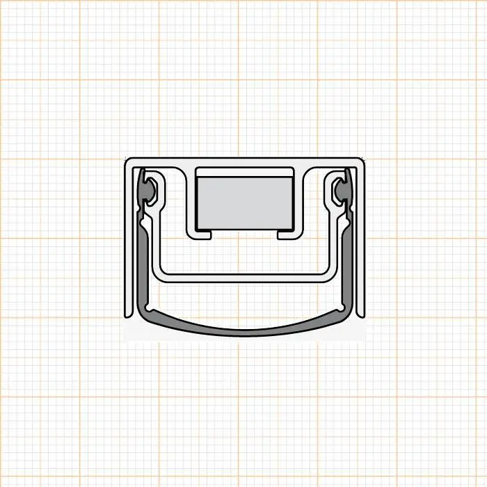 Absenkdichtungen - Schall-Ex Stadi L-30/20 WS Absenkdichtung von Athmer | Länge: 1050 mm