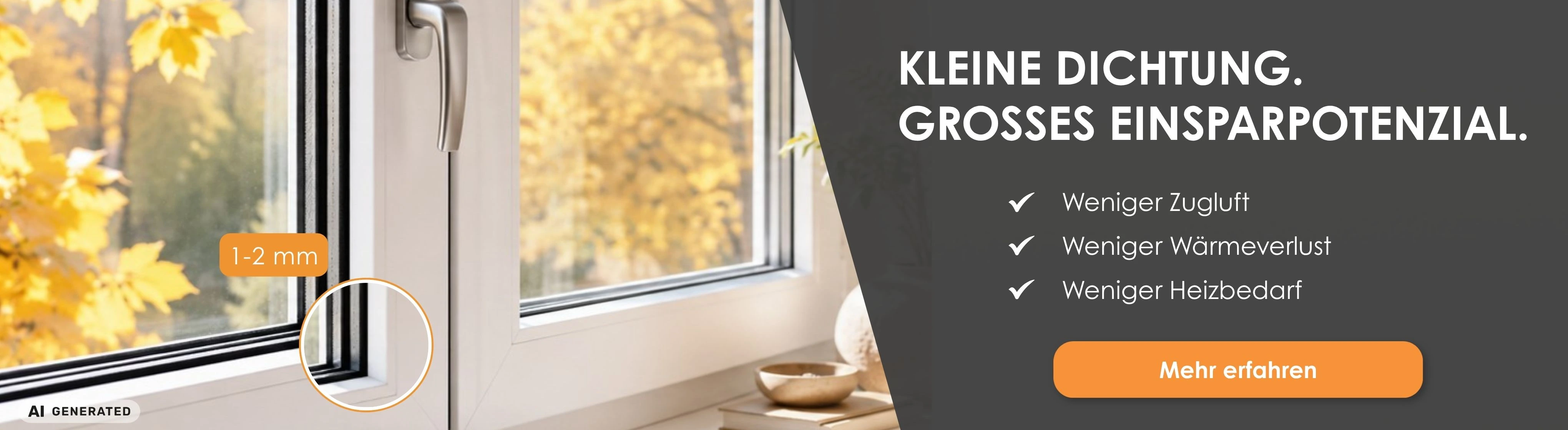 Dichtung Online-Shop von Graf-Dichtungen - Banner Energie sparen Desktop