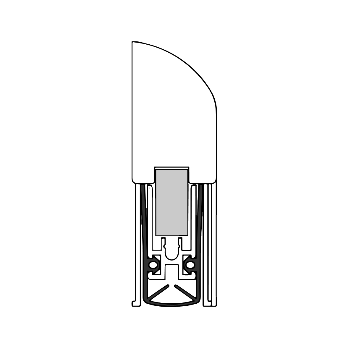 Absenkdichtungen - Schall-Ex L-15 FS Absenkdichtung von Athmer | Länge: 1055 mm