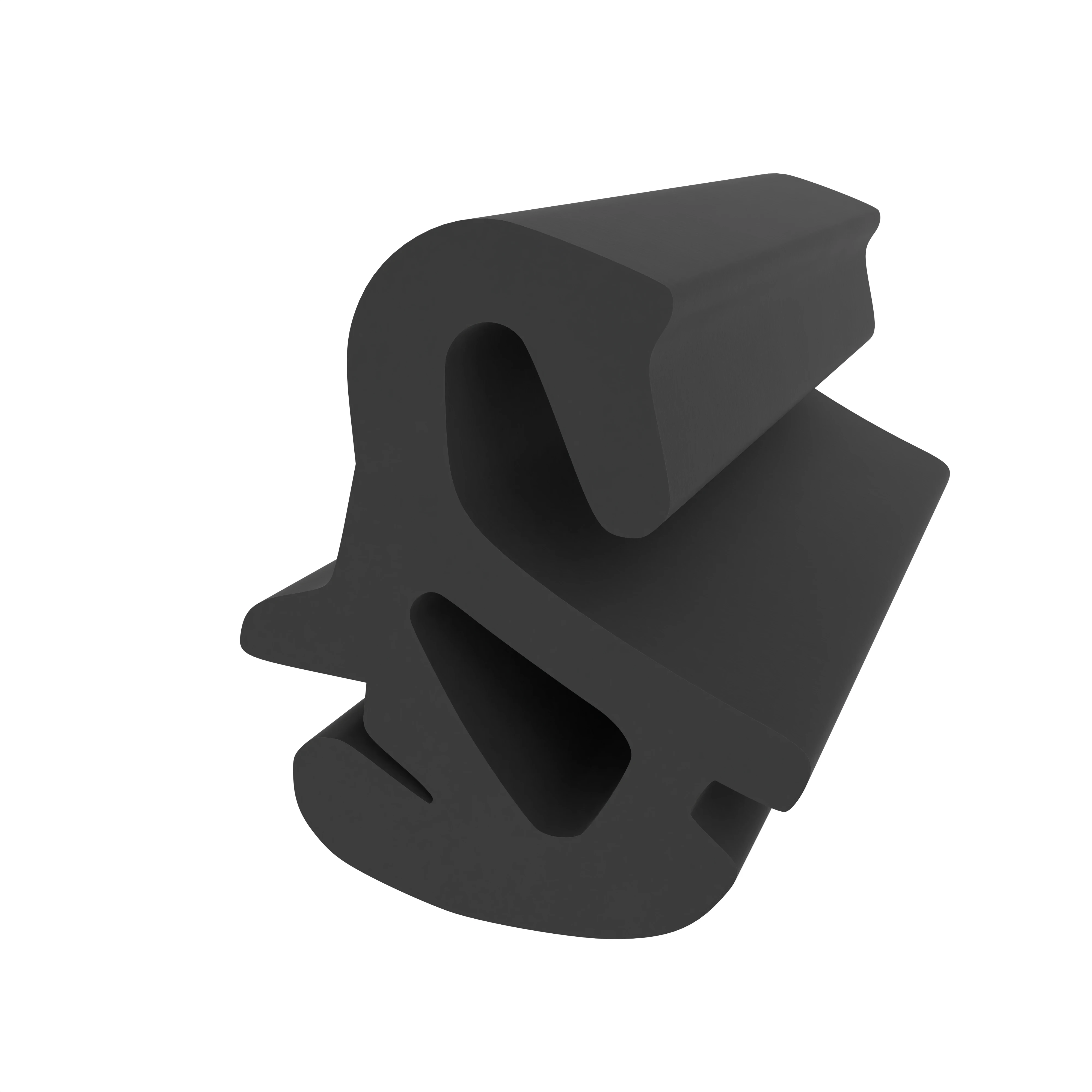 Mitteldichtung für Kunststofffenster | 18 mm Höhe | Farbe: schwarz