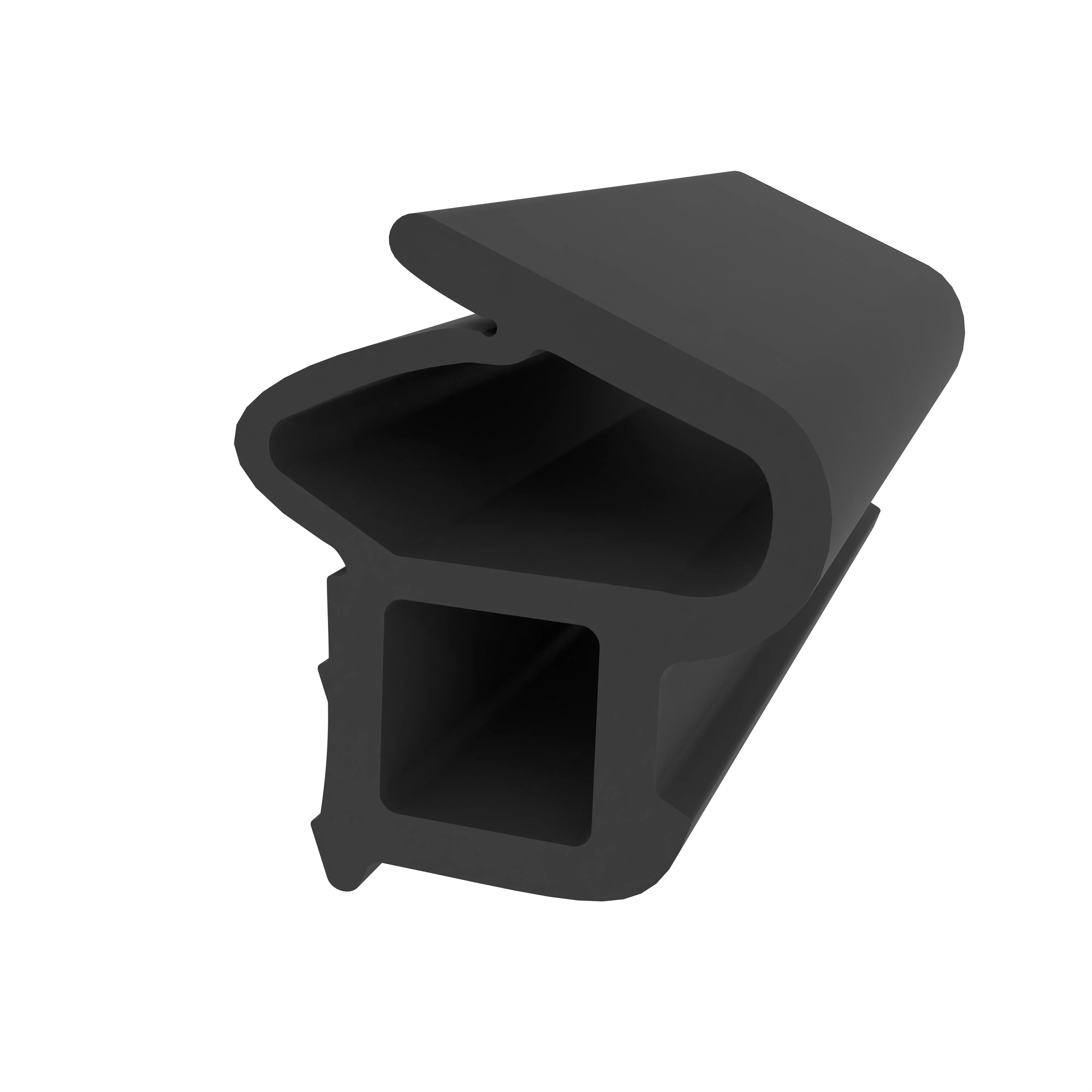 Stahlzargendichtung für Stahlzargen | 20 mm Breite | Farbe: schwarz