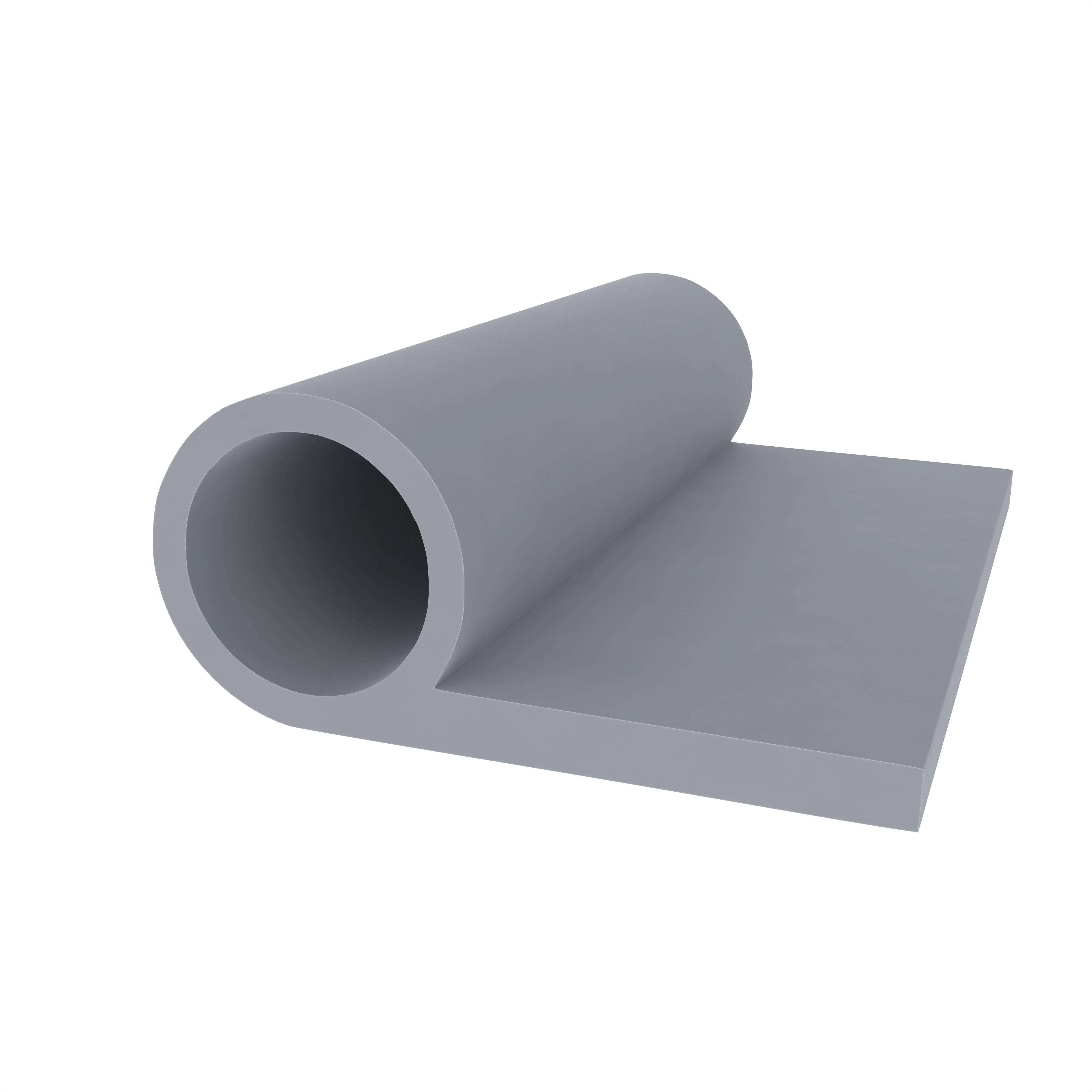 Türrahmen Dichtung - Stahlzargendichtung für Stahlrahmen | 31 mm Breite | Farbe: grau