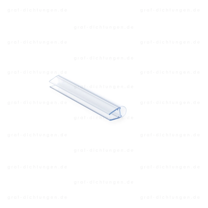 Senkrecht - Dusch-Streifendichtung | Glasstärke: 6 - 8 mm | Farbe: transparent
