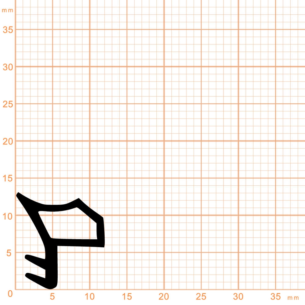 Türrahmen Dichtung - Holzzargendichtung für Haustüren | 4 mm Nutbreite | Farbe: weiß