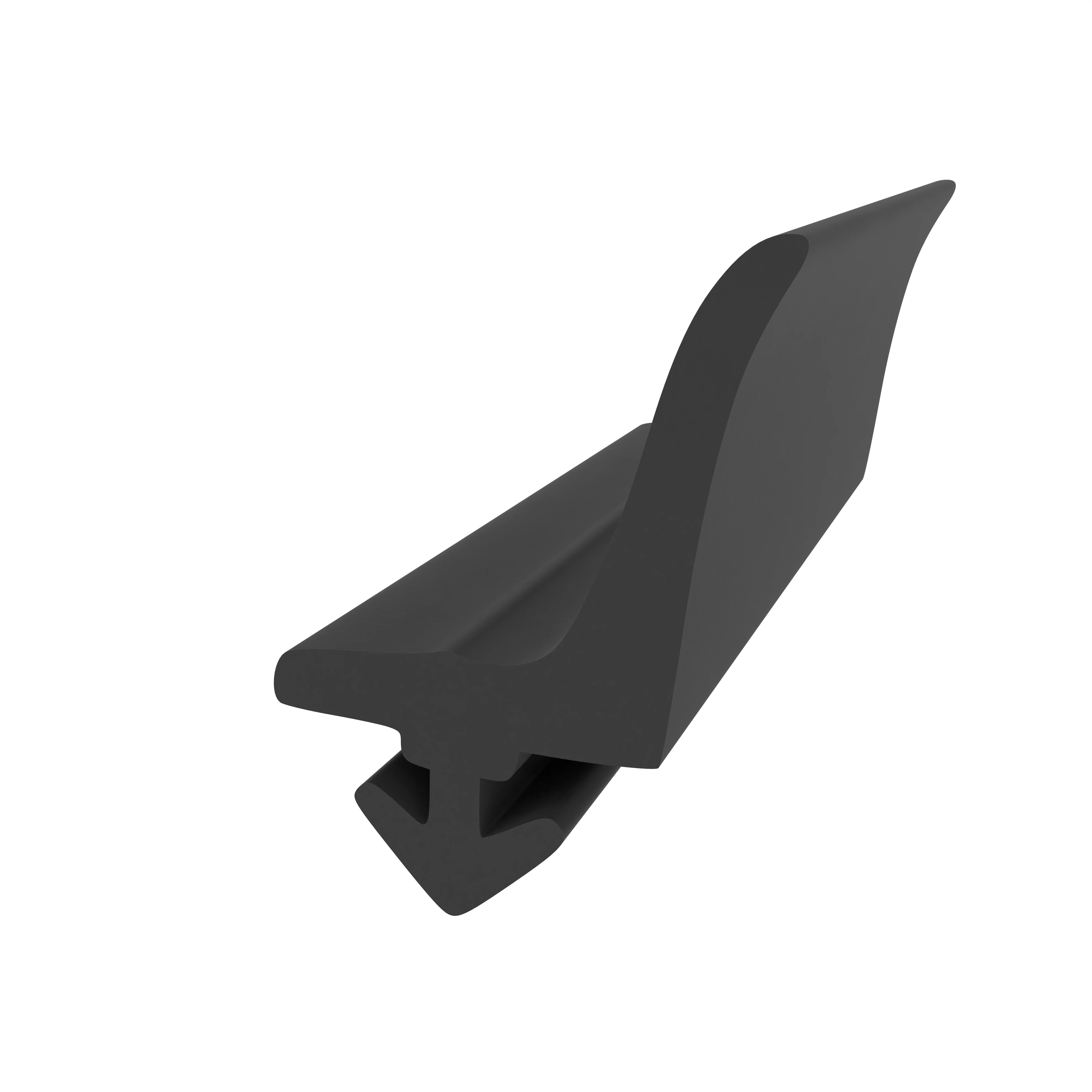 Mitteldichtung für Kunststofffenster | 12 mm Höhe | Farbe: schwarz Mitteldichtung für Kunststofffenster | 12 mm Höhe | Farbe: schwarz