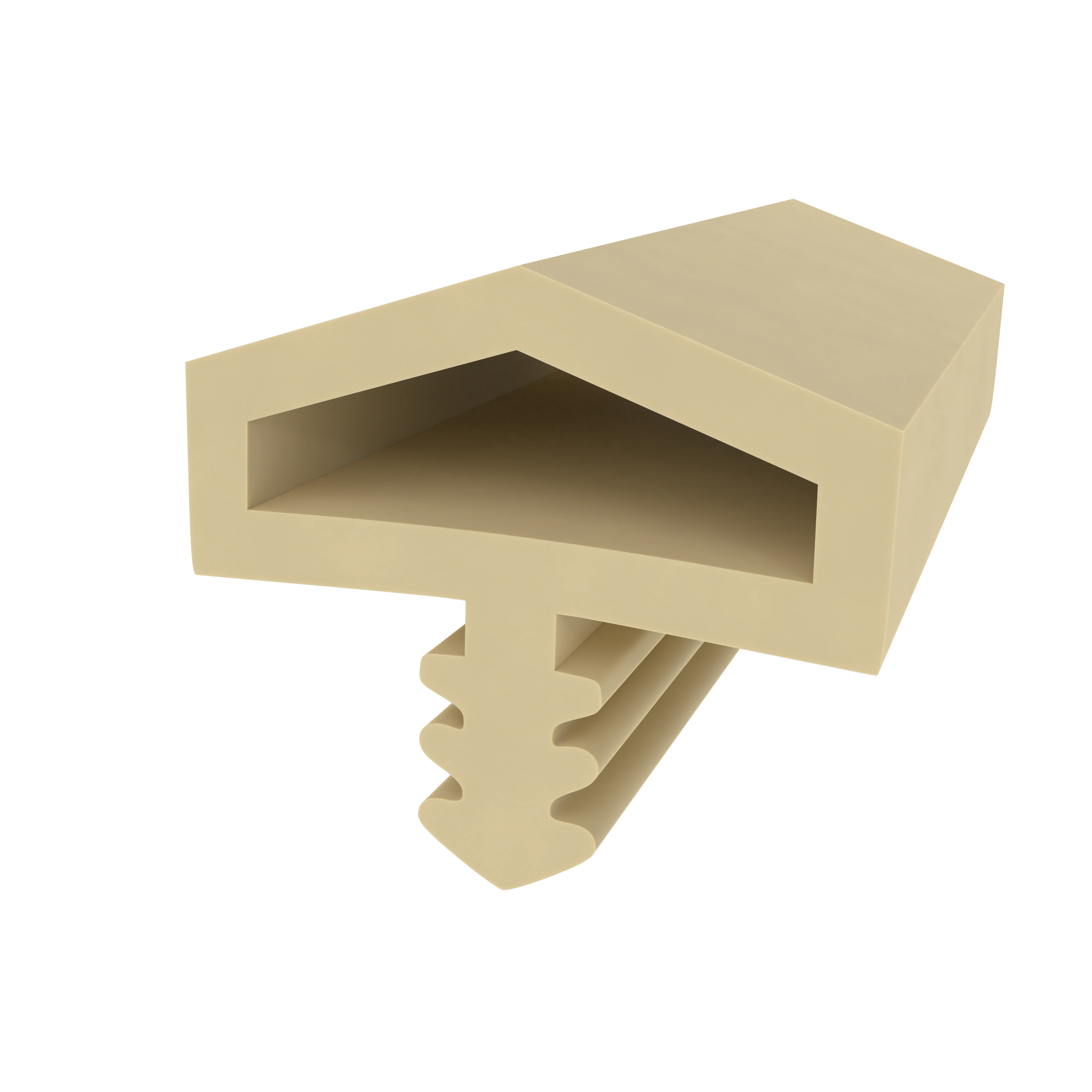 Holzzargendichtung für Haustüren | 12 mm Falzbreite | Farbe: beige Holzzargendichtung für Haustüren | 12 mm Falzbreite | Farbe: beige