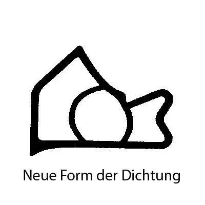 Türrahmen Dichtung - Stahlzargendichtung für Metallzargen | 19 mm Höhe | Farbe: grau