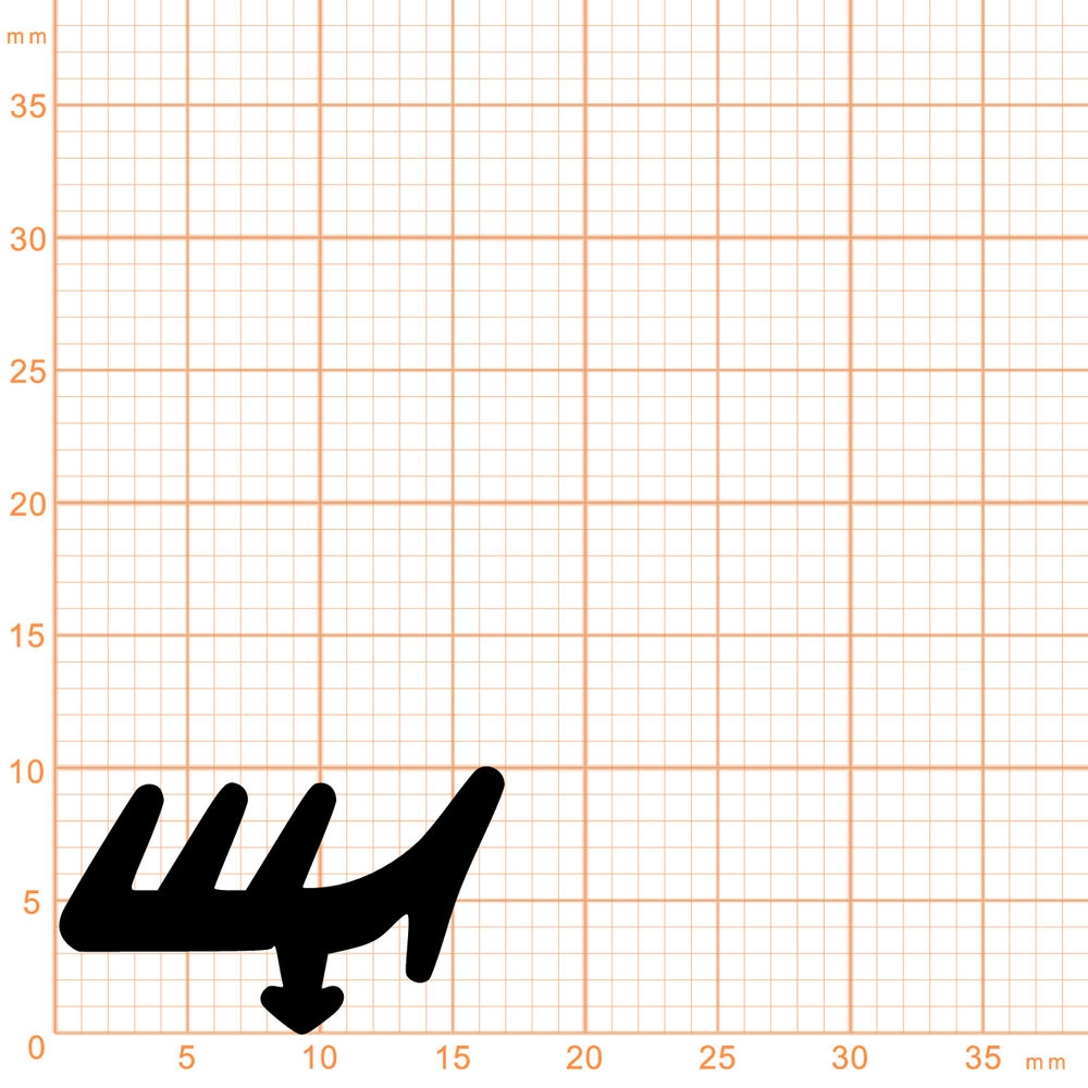 Verglasungsdichtungen - Verglasungsdichtung für Fenster | 17 mm Höhe | Farbe: schwarz