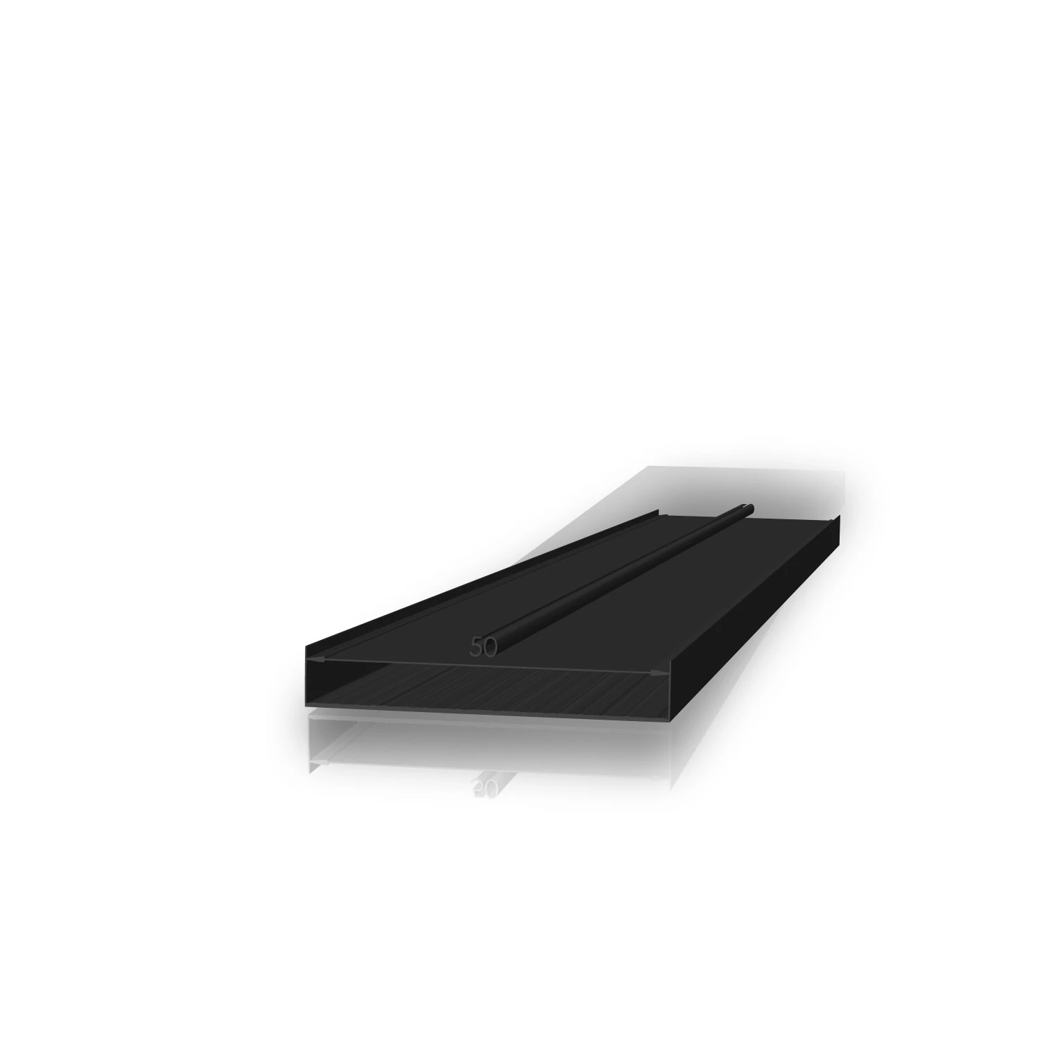 Antirutschband für Treppenstufen | Breite: 50 mm | Farbe: schwarz