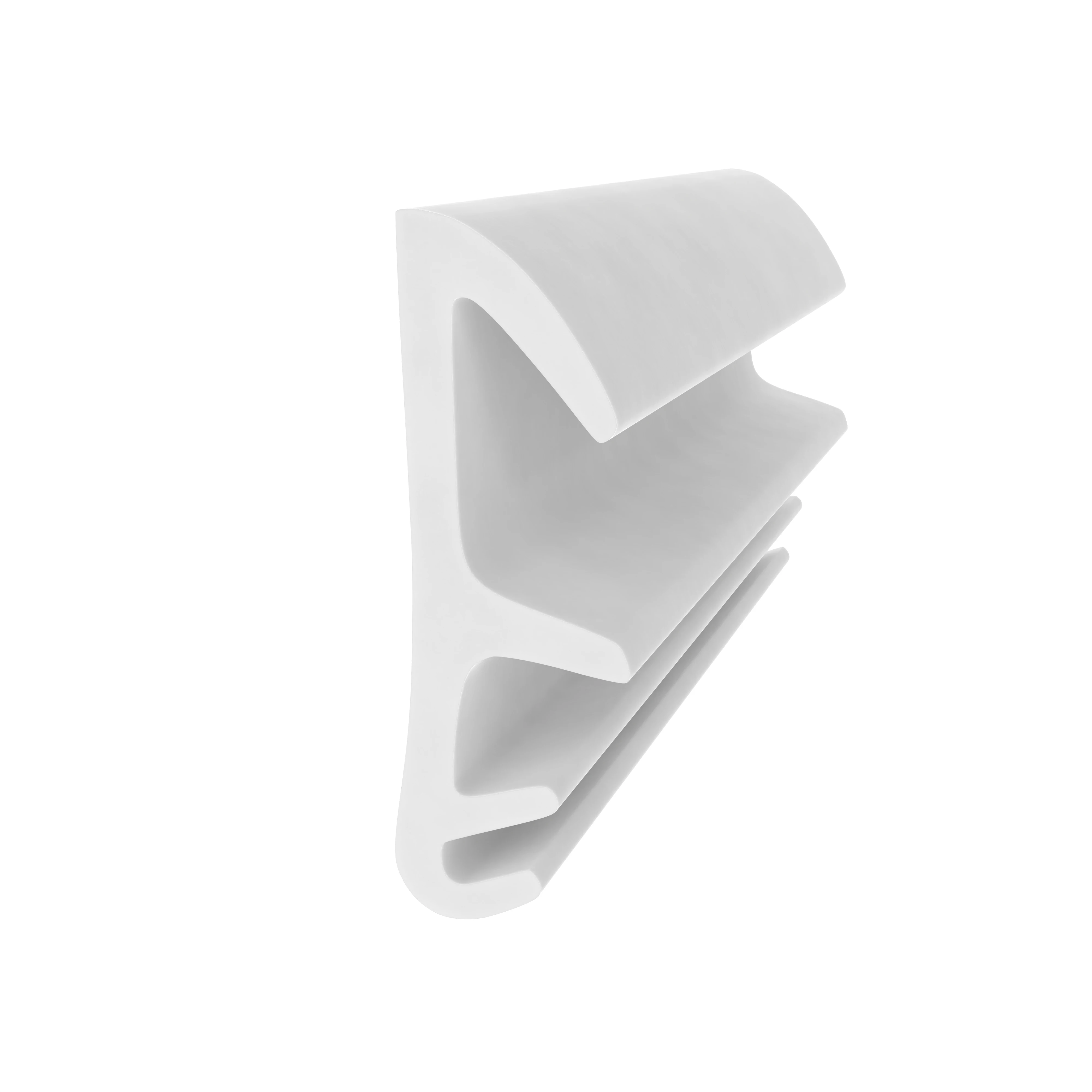 Flügelfanzdichtung für Holzelemente | 10 mm Falzhöhe | Farbe: weiß