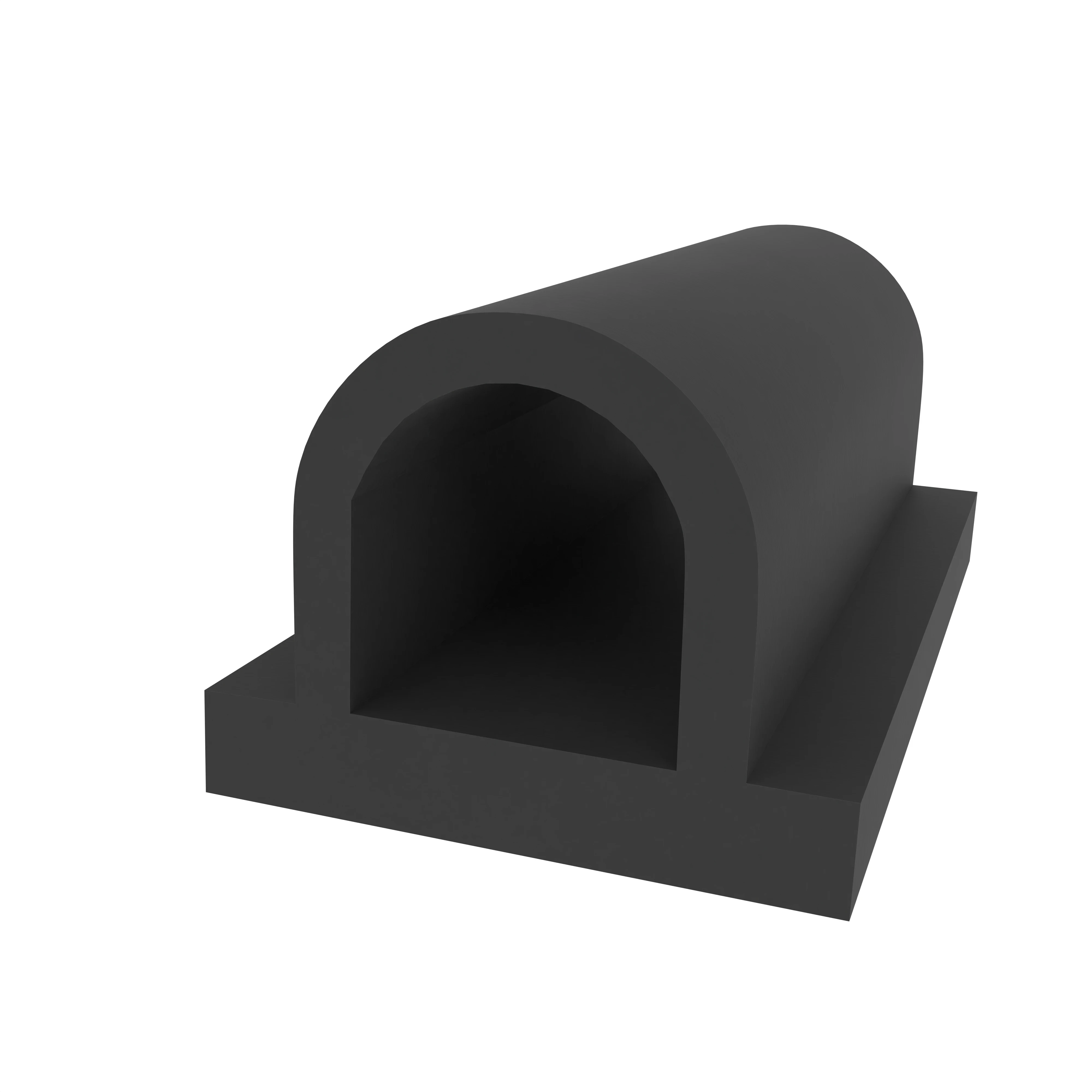 Selbstklebende Dichtung EPDM - Schwarz E 10mm x 6mm