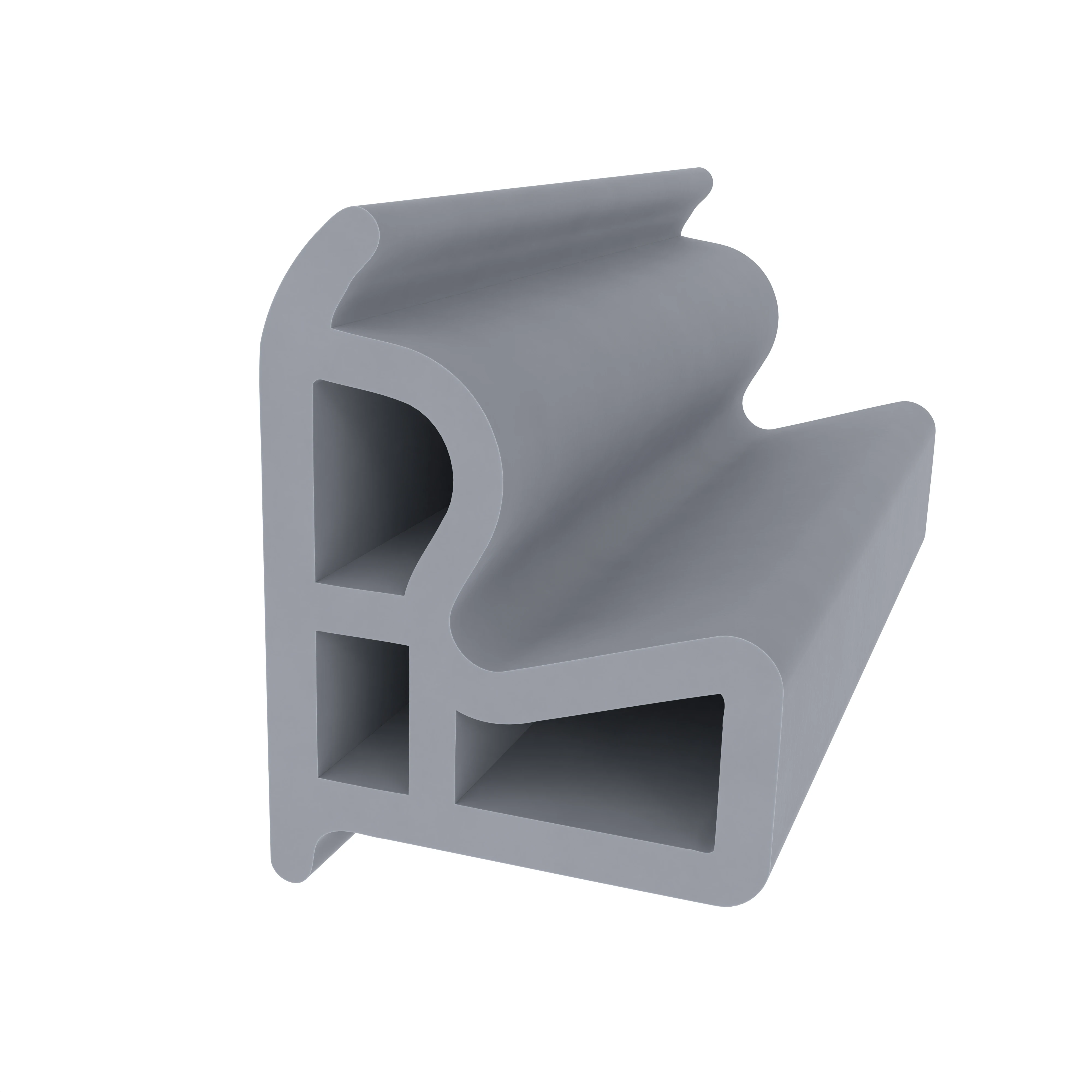 Stahlzargendichtung für Metallzargen | 20 mm Höhe | Farbe: grau