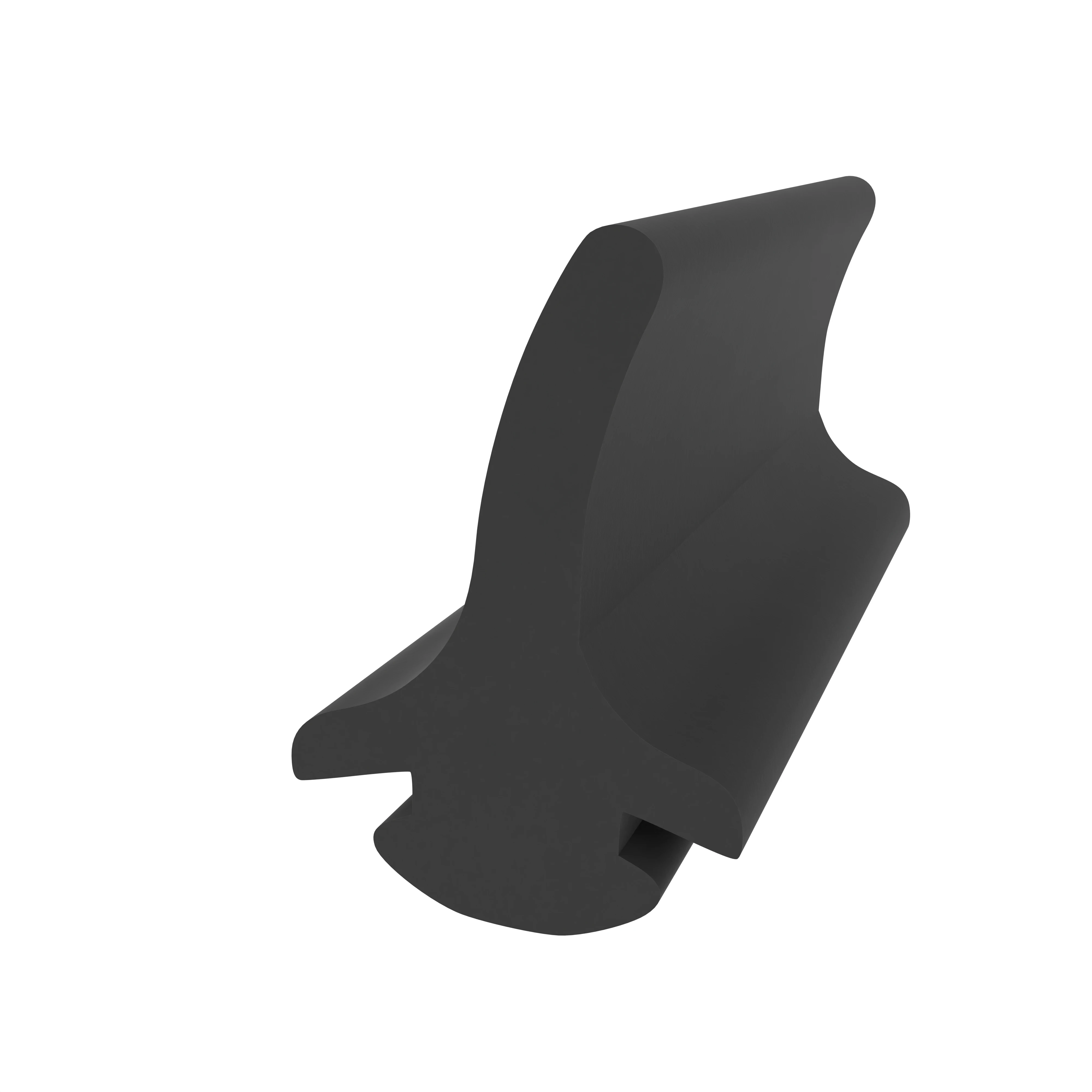 Türrahmen Dichtung - Mitteldichtung für Kunststofffenster | 20 mm Höhe | Farbe: schwarz