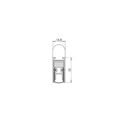 Absenkdichtungen - Schall-Ex Duo L-15 QF Absenkdichtung von Athmer | Länge: 1083 mm