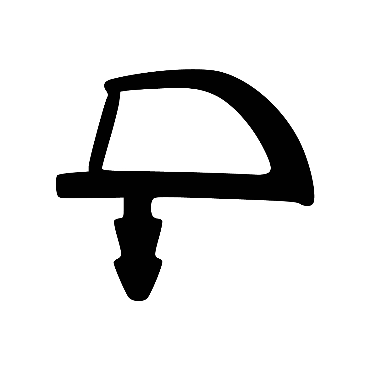 Türrahmen Dichtung - Holzzargendichtung für Haustüren | 2,4 mm Nutbreite | Farbe: braun