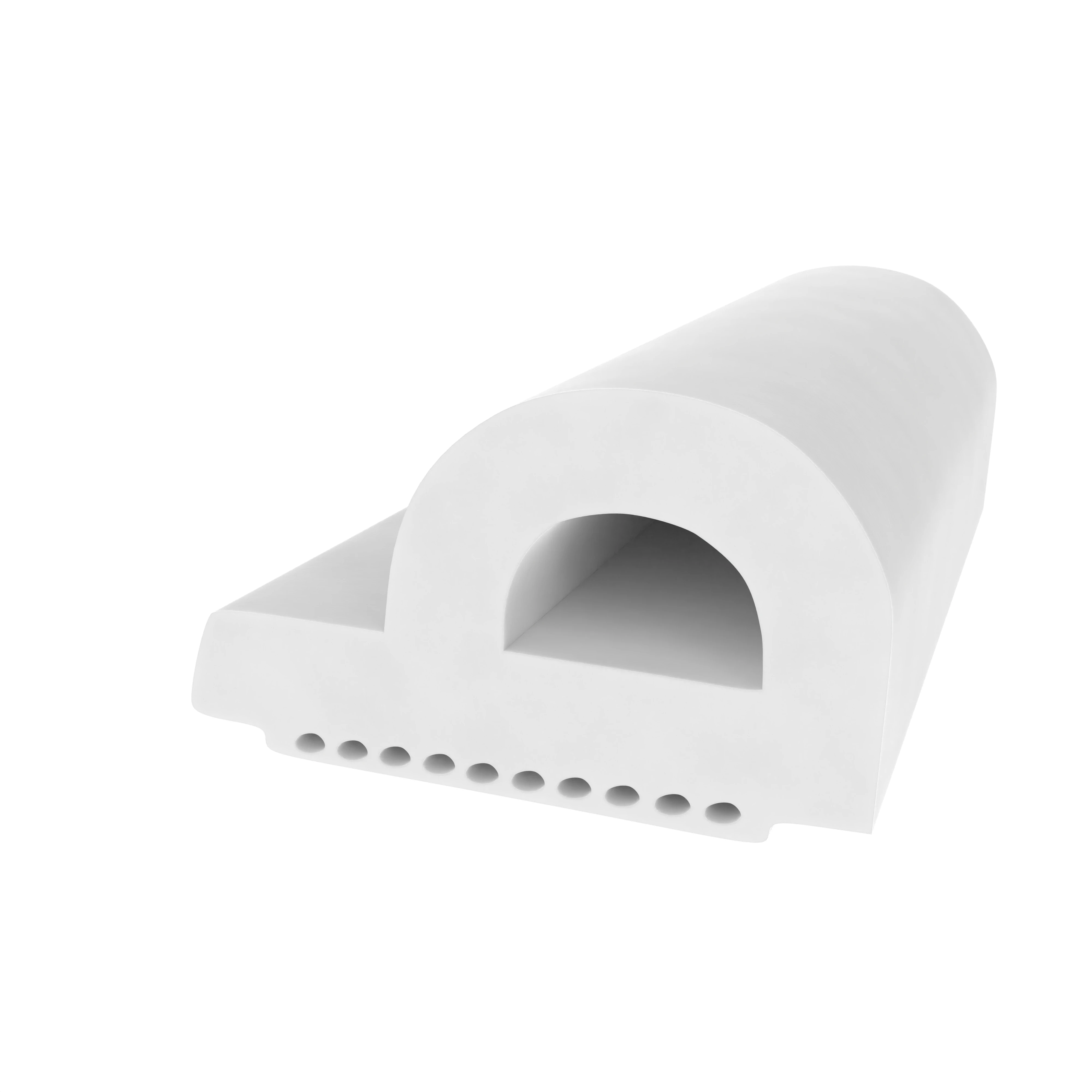 Türdichtung selbstklebend - Klebedichtung mit P-Profil | Spaltbreite: 3 – 5 mm | Farbe: weiß