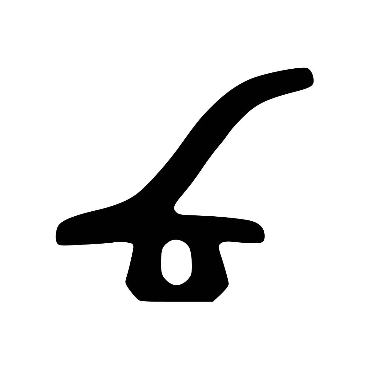 Lippendichtungen - Anschlagdichtung mit Lippe und profiliertem Fuß | 12 mm Breite | Farbe: grau