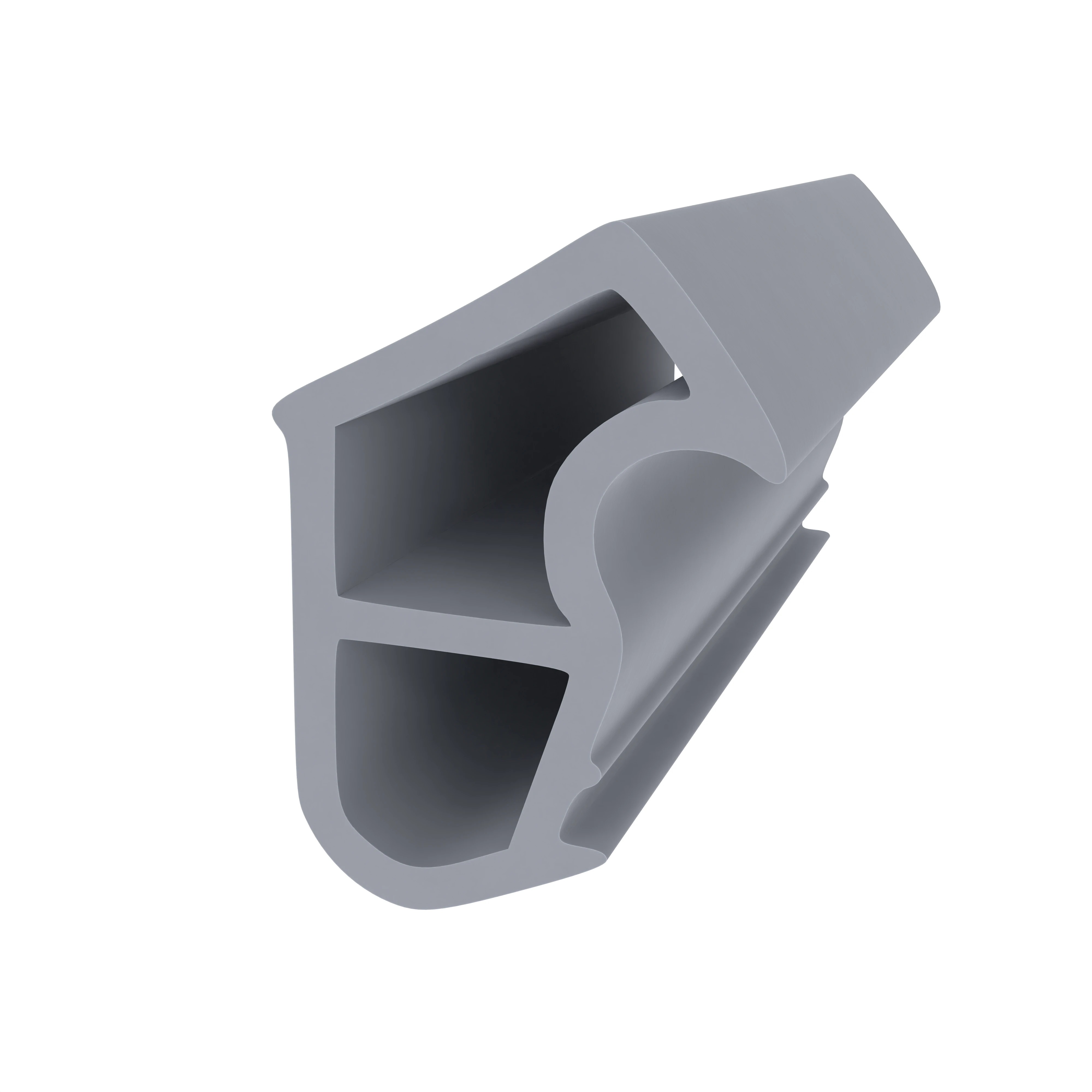 Stahlzargendichtung für Stahlprofile | 12 mm Breite | Farbe: grau