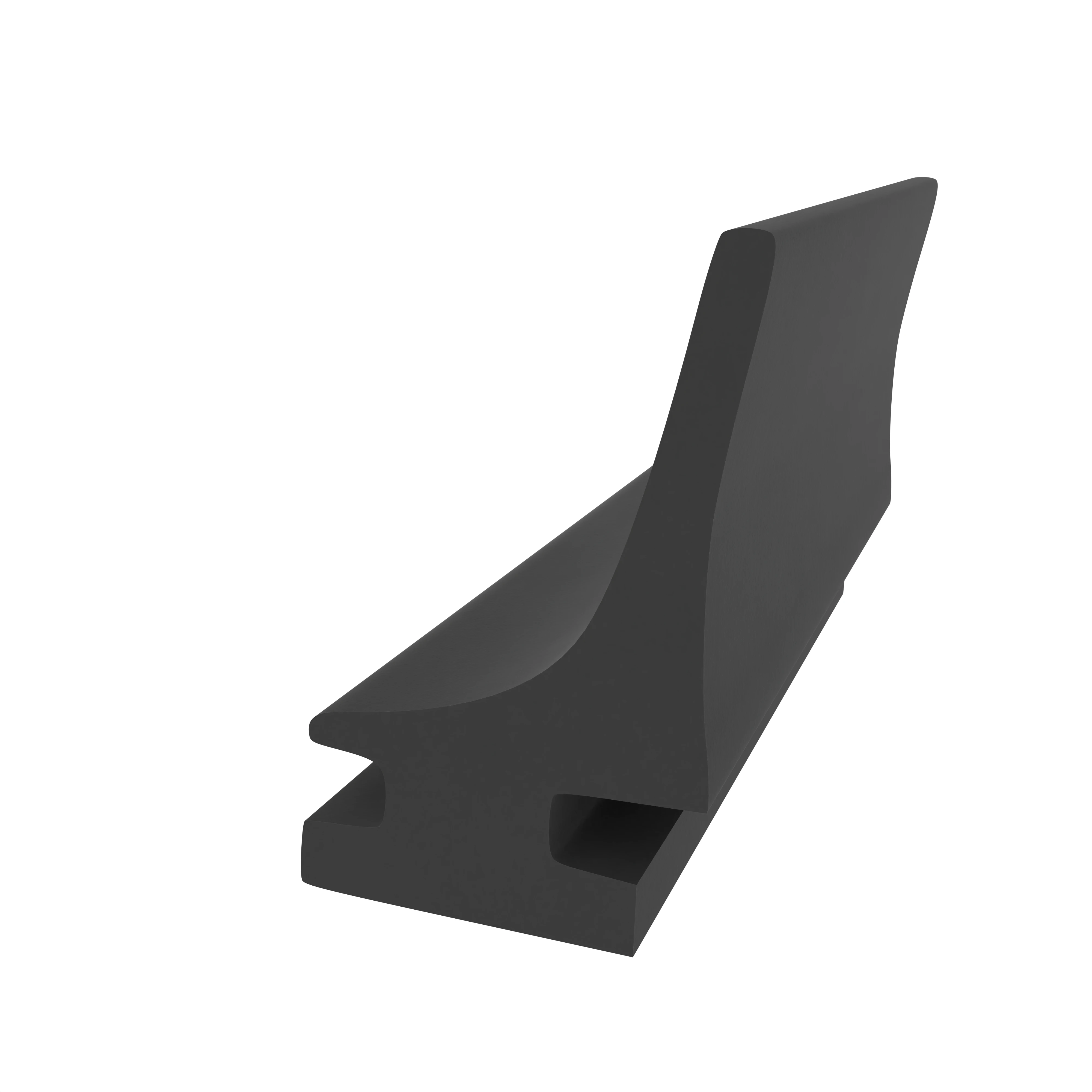 Mitteldichtungen - Mitteldichtung für Metall- und Alufenster | 17 mm Höhe | Farbe: schwarz