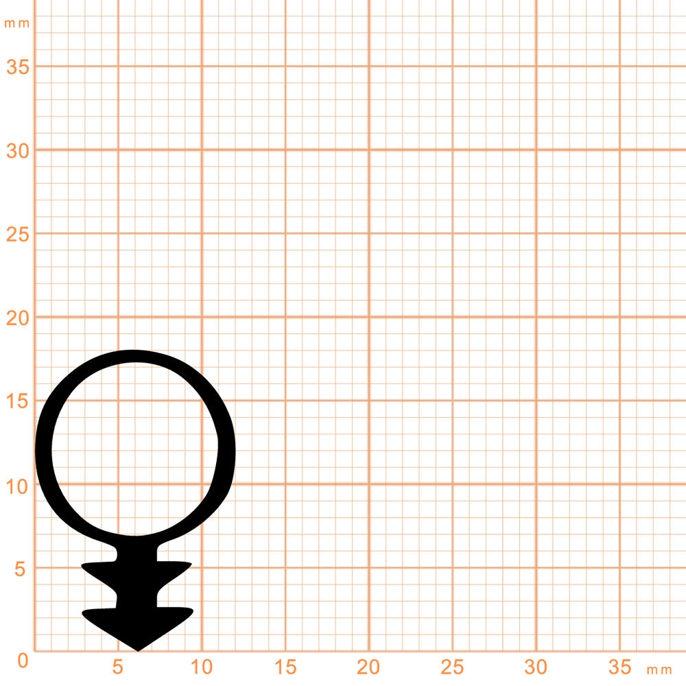Türrahmen Dichtung - Schlauchdichtung für Holzfenster und -türen | 12 mm Durchmesser | Farbe: braun
