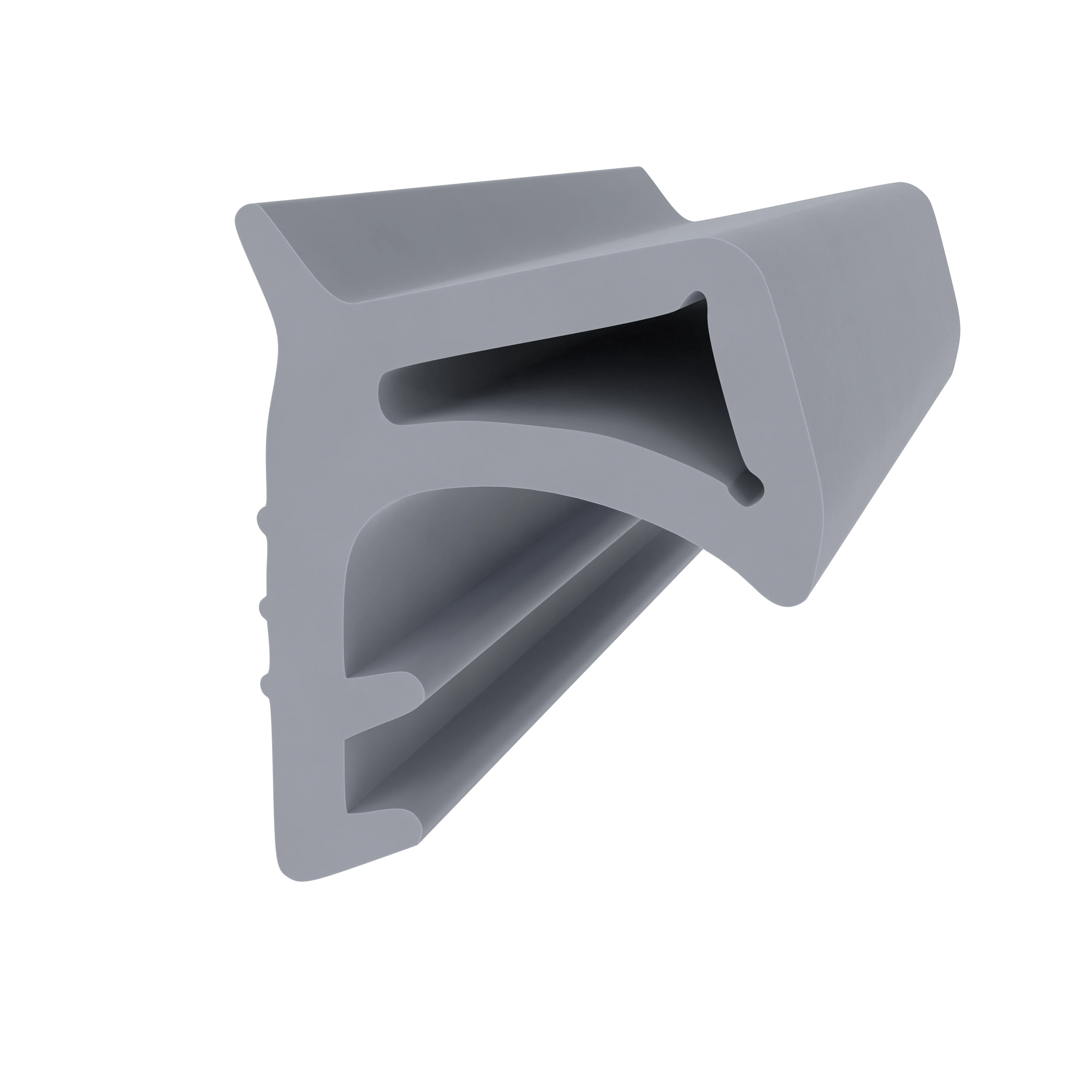 Stahlzargendichtung für Stahlzargen | 17,5 mm Breite | Farbe: grau
