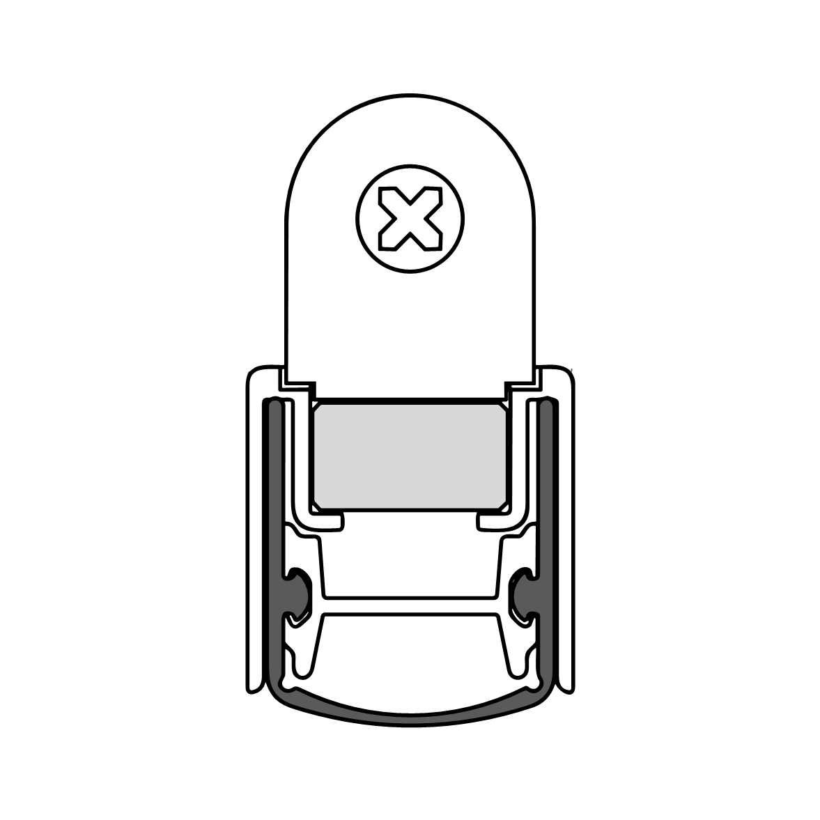 Absenkdichtungen - Schall-Ex Stadi L-20/20 WS Absenkdichtung von Athmer | Länge: 900 mm
