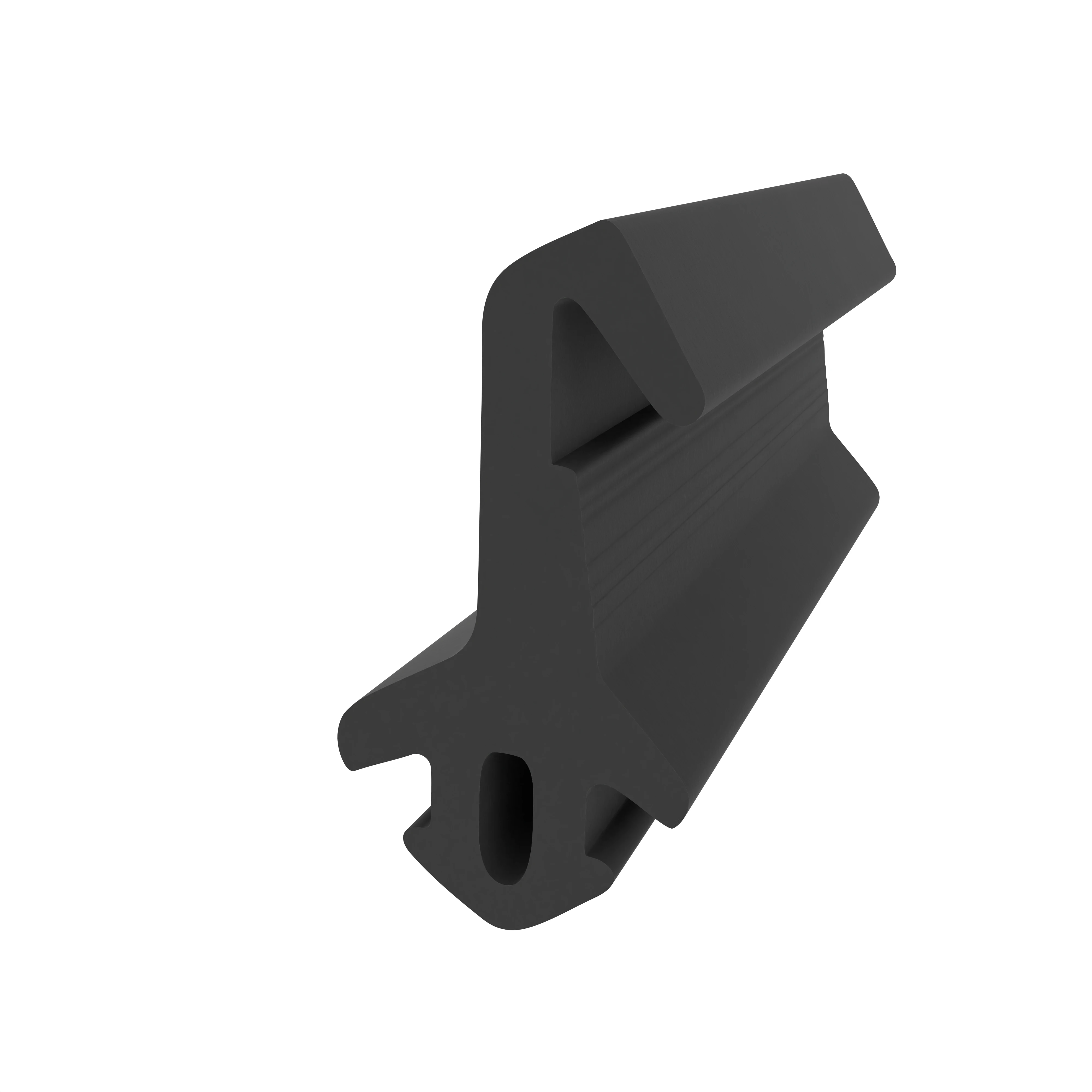 Mitteldichtung für Metall- und Alufenster | 20 mm Höhe | Farbe: schwarz