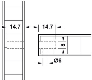 Lamellenverbinder Lamello Clamex S | Starter Set | Frästiefe: 8 mm