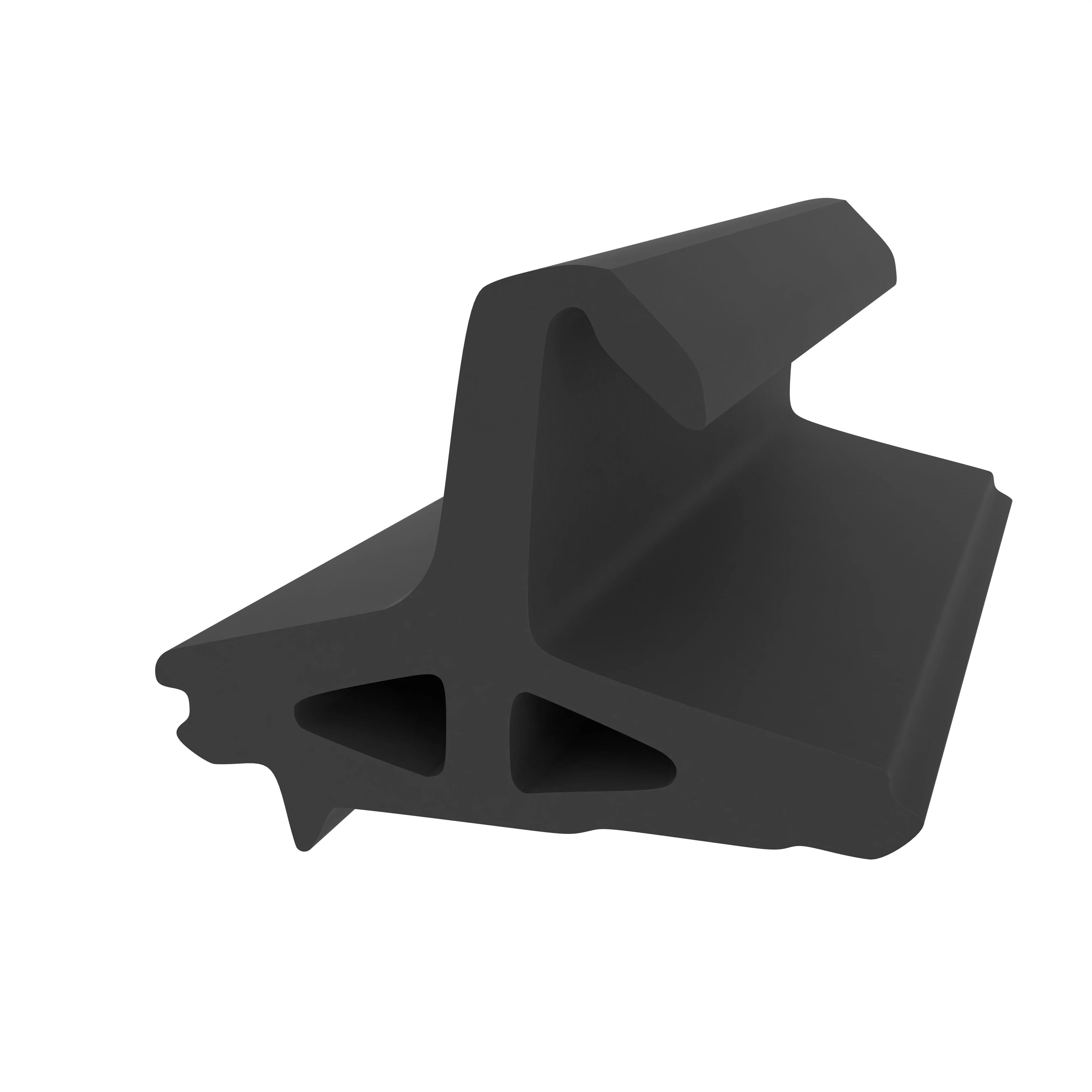 Mitteldichtungen - Mitteldichtung für Metall- und Alufenster | 20 mm Höhe | Farbe: schwarz