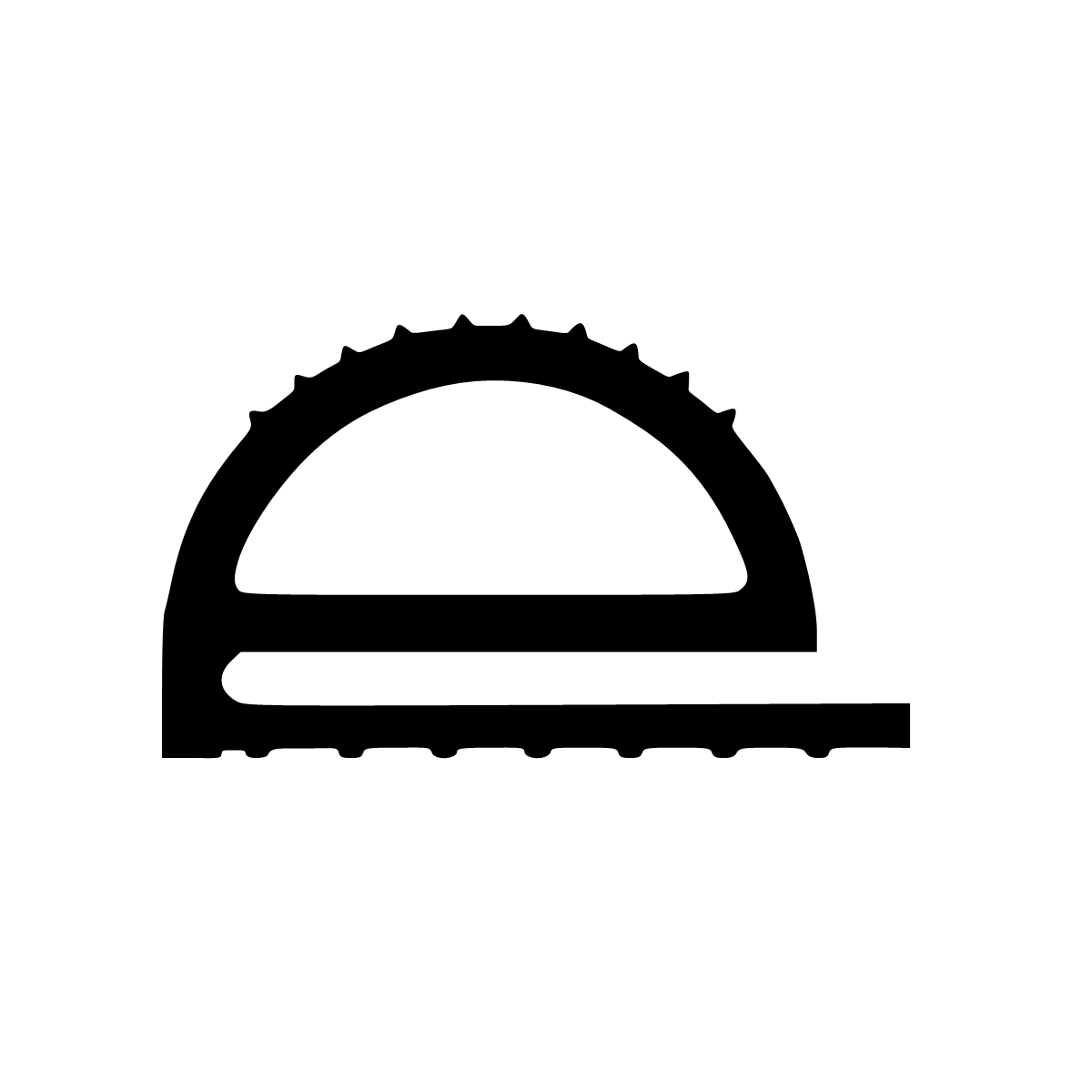 Zum Schrauben - Kühlschrankdichtung Meterware | Höhe: 14,5 mm | Farbe: grau