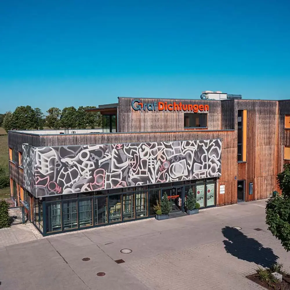 großes Bild vom Graf Dichtungen Altbau Firmengebäude in München