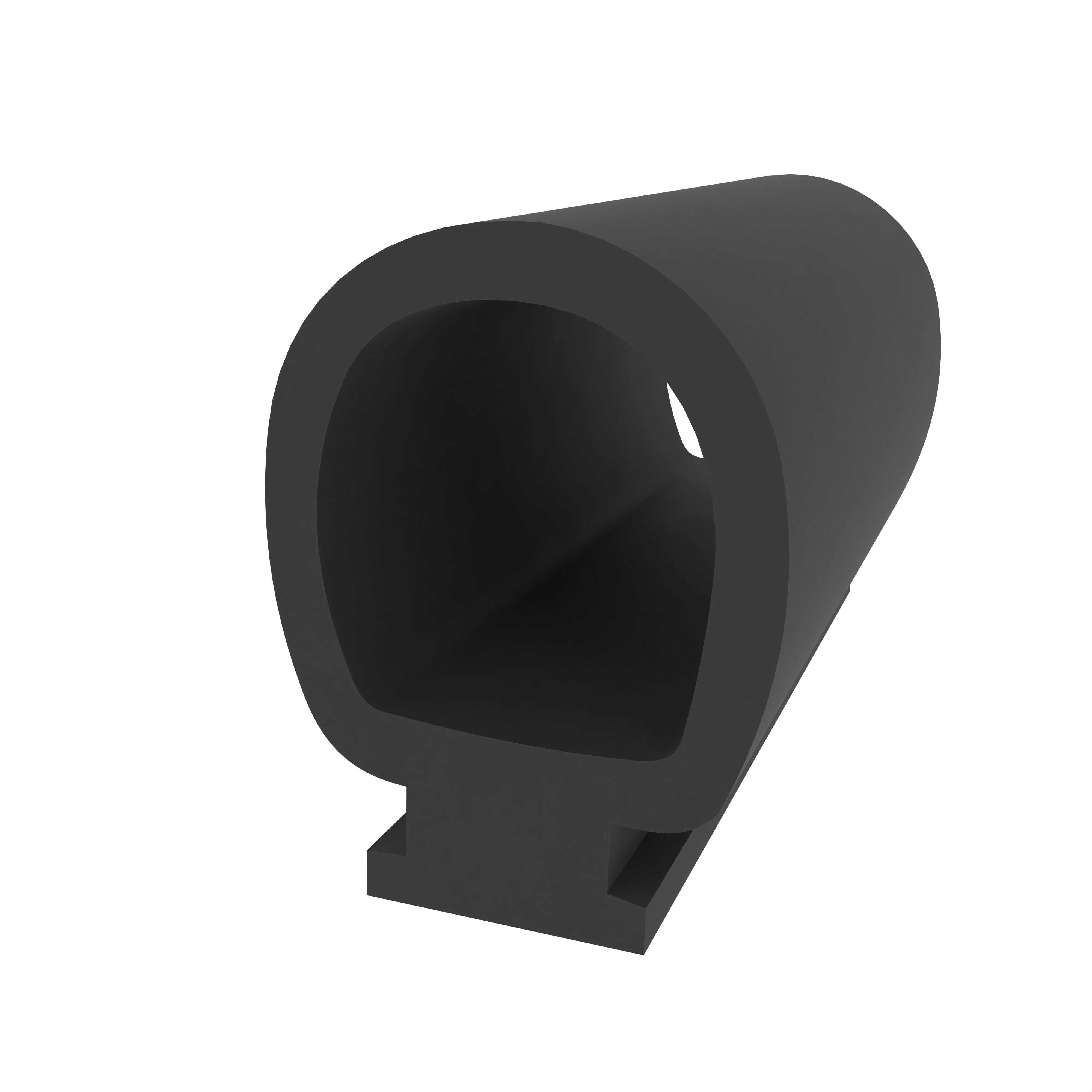 Schlauchdichtung für Wetterschenkel von Kömmerling | 1160 mm Länge | Farbe: schwarz Schlauchdichtung für Wetterschenkel von Kömmerling | 1160 mm Länge | Farbe: schwarz