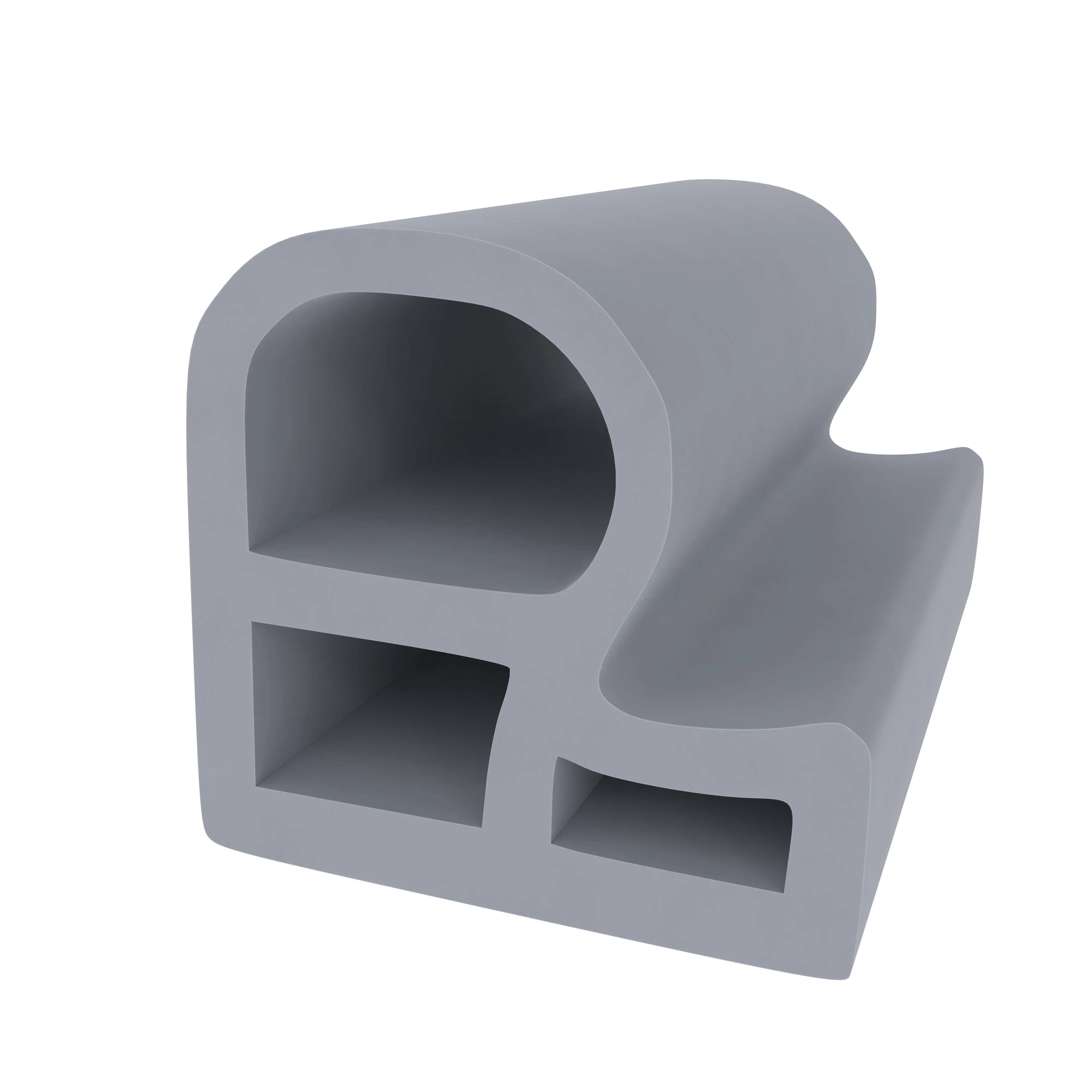 Stahlzargendichtung für Stahlzargen | 13 mm Höhe | Farbe: grau