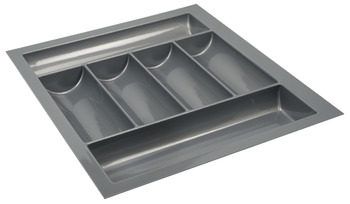 Dichtungsecken - Besteckeinsatz zu Selbstzuschneiden | 500 mm Nennlänge | Farbe: silbergrau