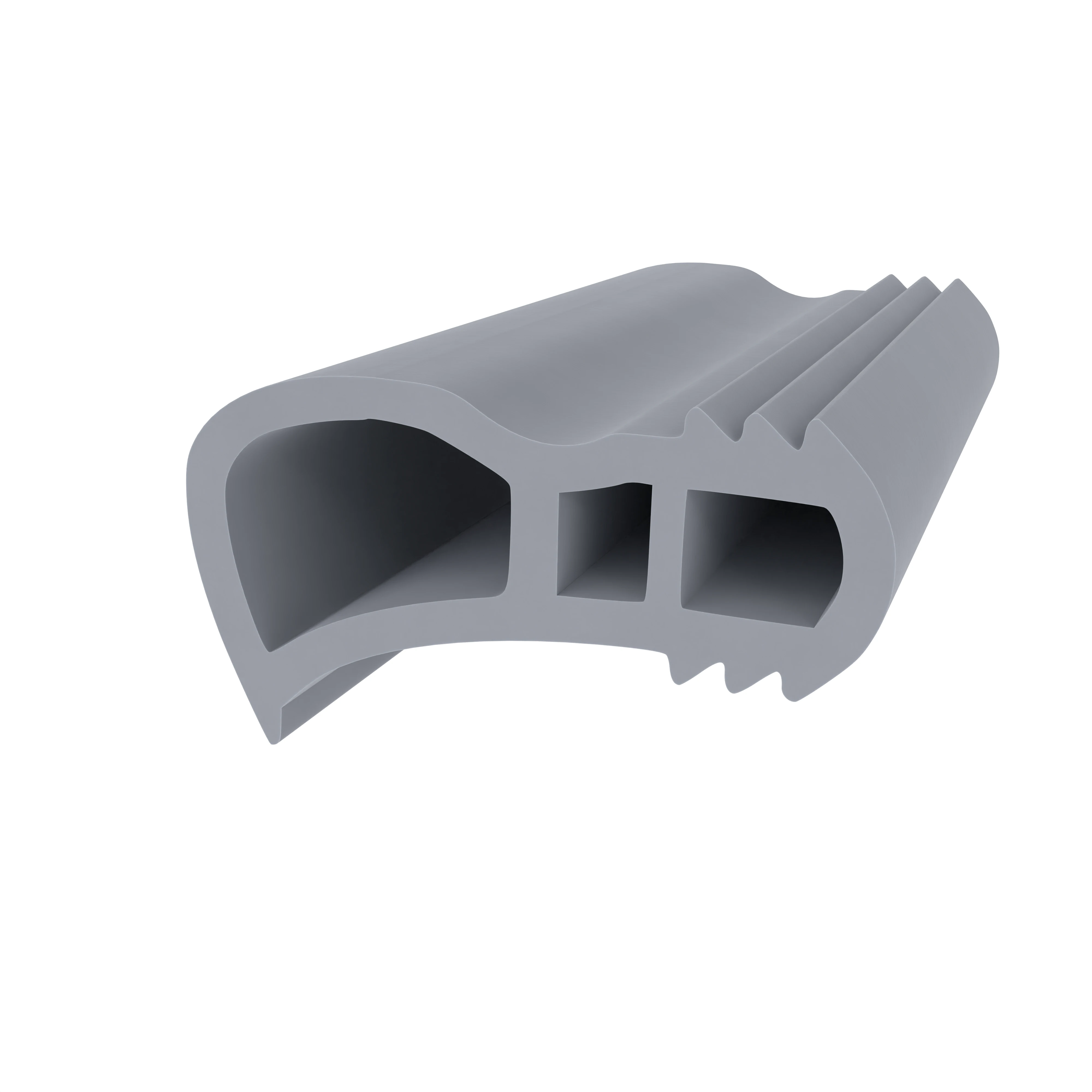 Stahlzargendichtung für Stahlrahmen | 26 mm Breite | Farbe: grau