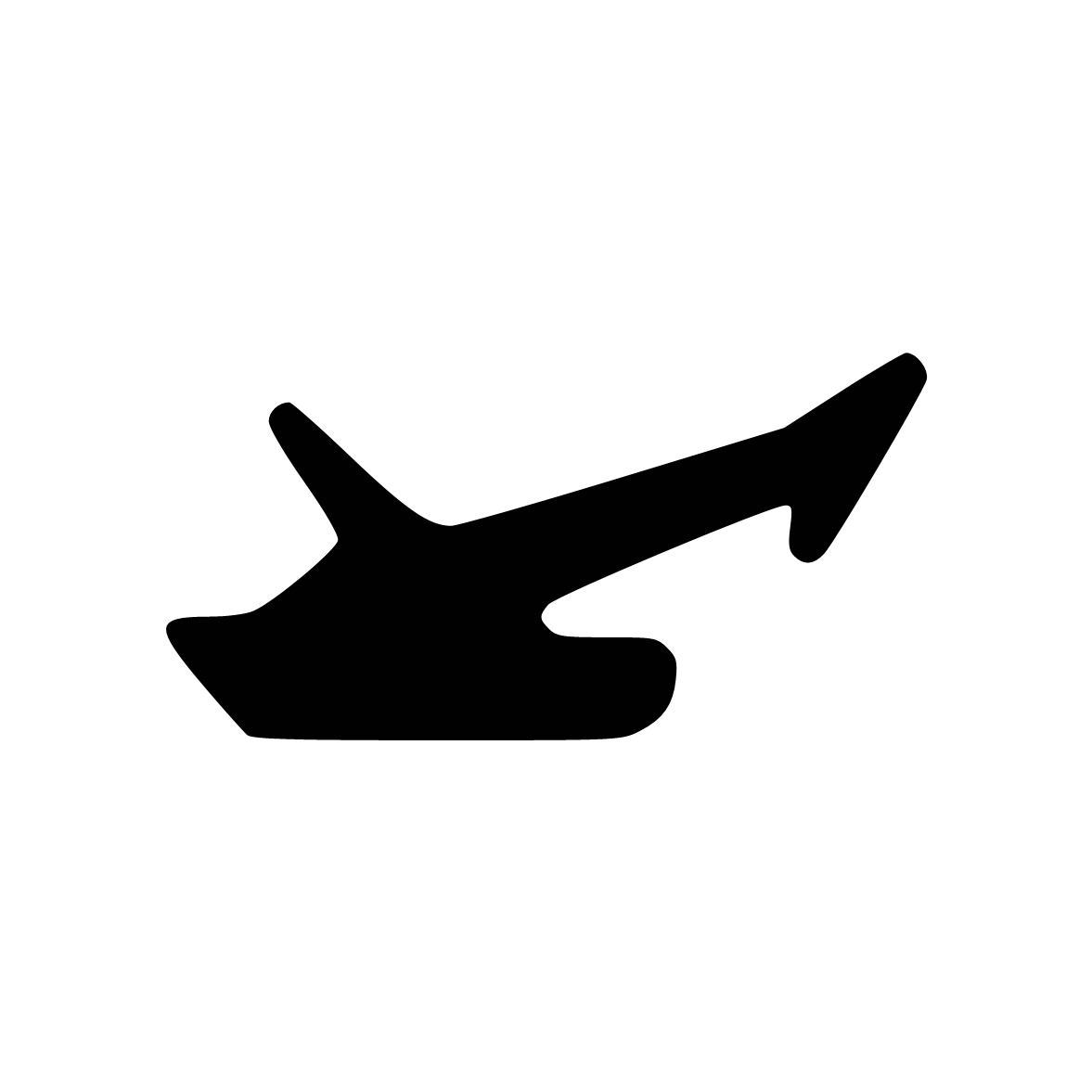 Anschlagdichtung mit Lippe und glattem Fuß | 8 mm Höhe | Farbe: schwarz 