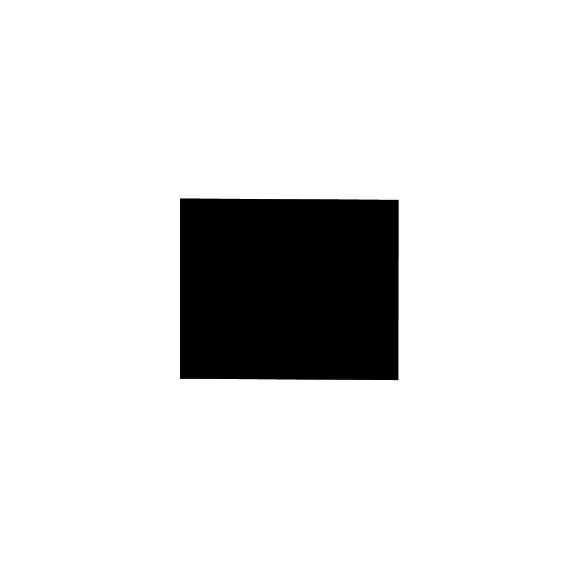 Moosgummidichtung vierkant | 12 mm Breite | Farbe: schwarz