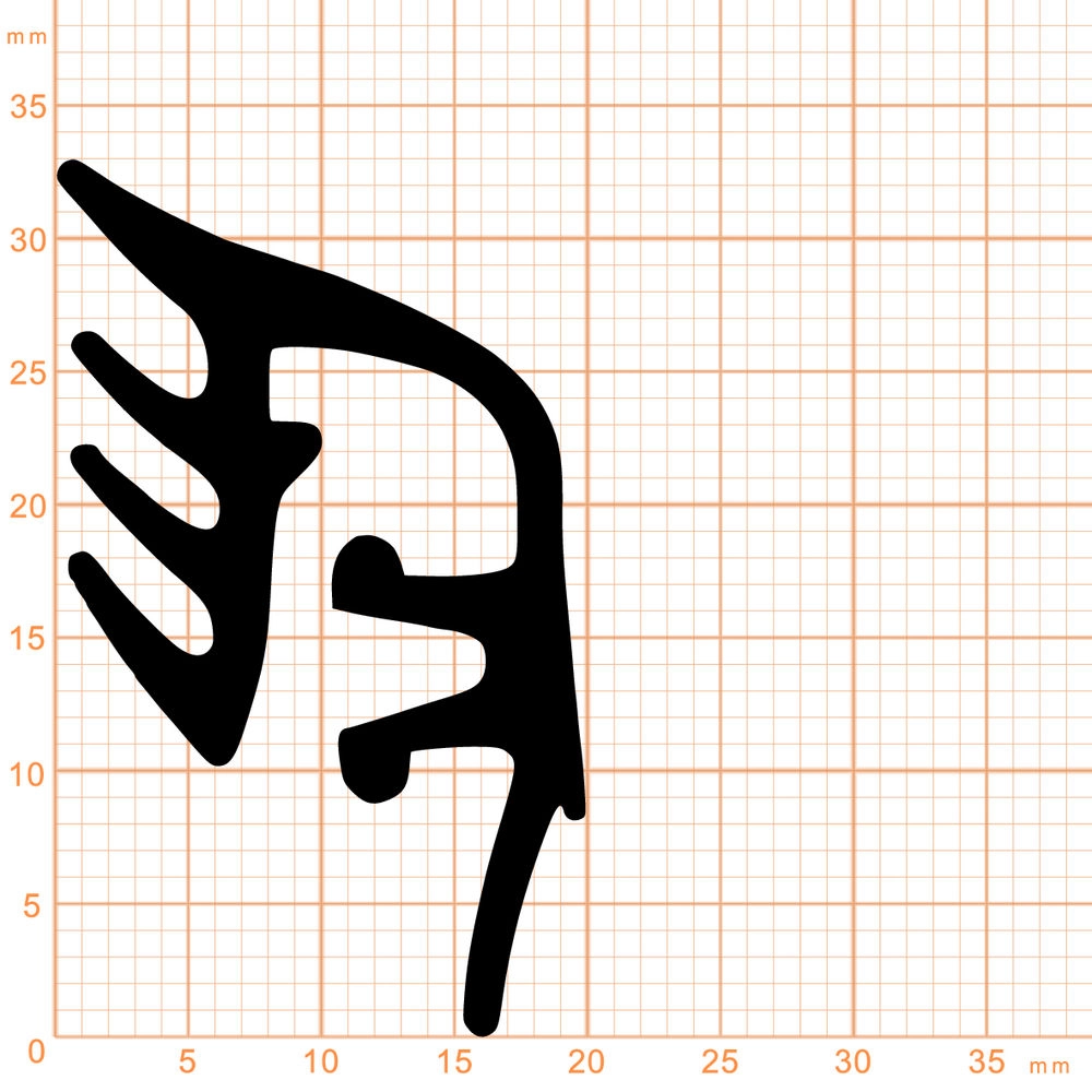 Verglasungsdichtung für Fenster | 20 mm Breite | Farbe: schwarz