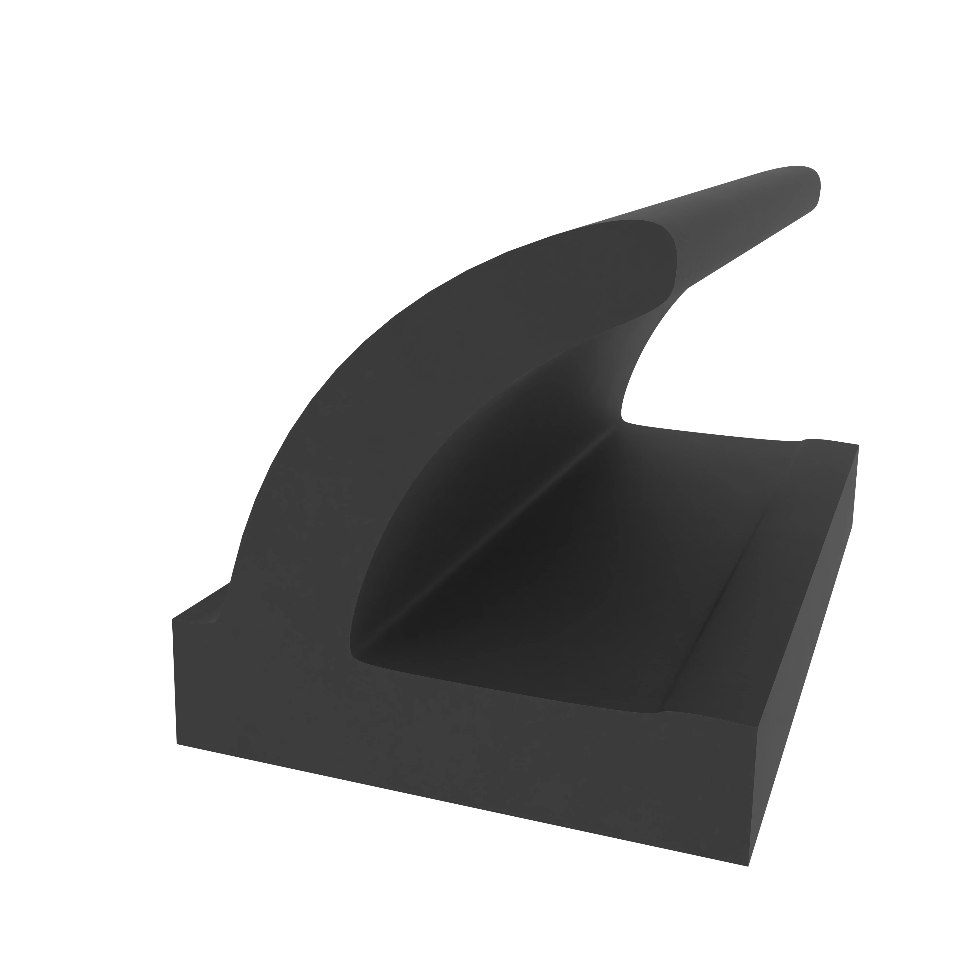 Anschlagdichtung für Regenschienen von BUG | 8,5 mm Höhe | Farbe: schwarz  Anschlagdichtung für Regenschienen von BUG | 8,5 mm Höhe | Farbe: schwarz