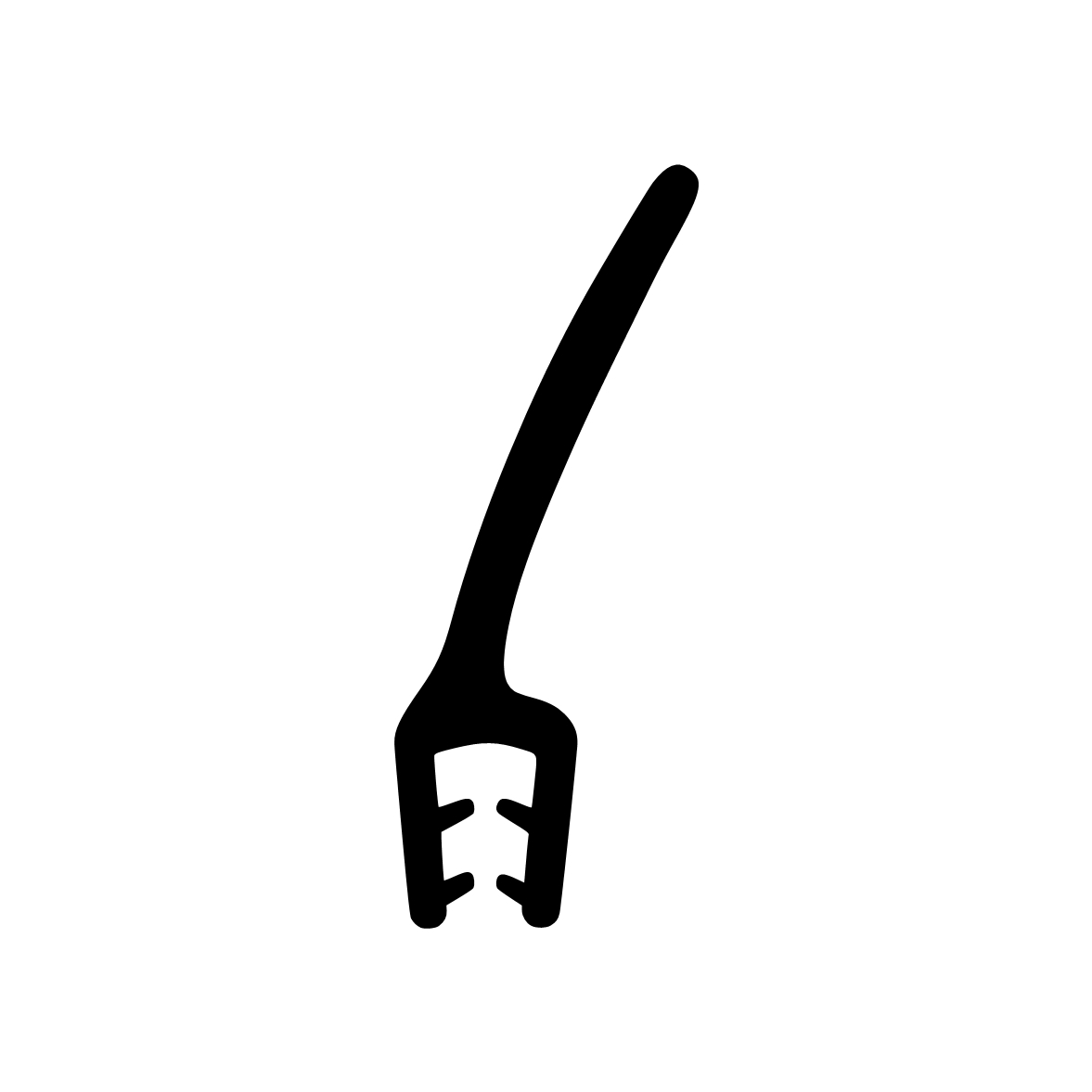 Kantenschutz Dichtprofile - Kantenschutzprofil | Klemmbereich: 2 - 4 mm | Farbe: schwarz