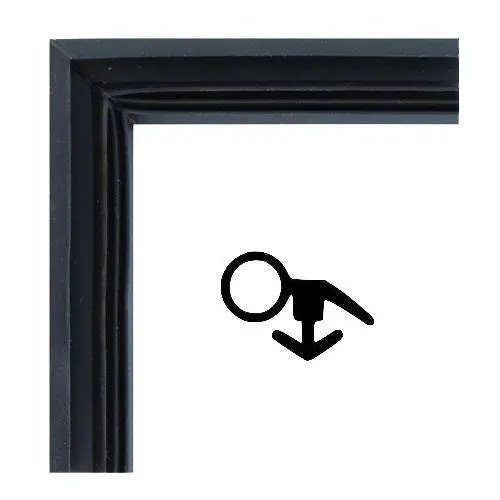 Dichtungsecke für Anschlagdichtung F1692 | Farbe: schwarz Dichtungsecke für Anschlagdichtung F1692 | Farbe: schwarz