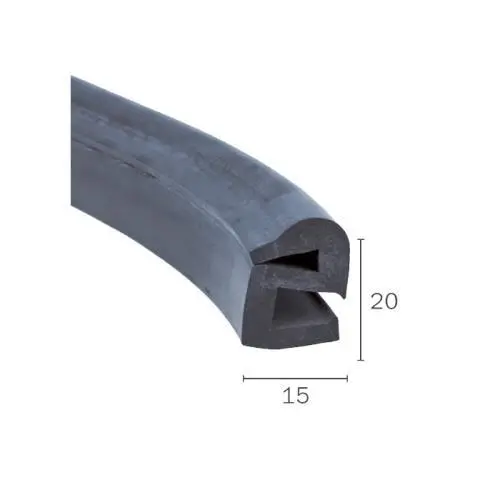 Rückfensterdichtung für Heckscheiben | Höhe: 20 mm | Farbe: schwarz Rückfensterdichtung für Heckscheiben | Höhe: 20 mm | Farbe: schwarz