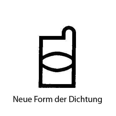 Türrahmen Dichtung - Stahlzargendichtung für Stahlrahmen | 19 mm Höhe | Farbe: grau