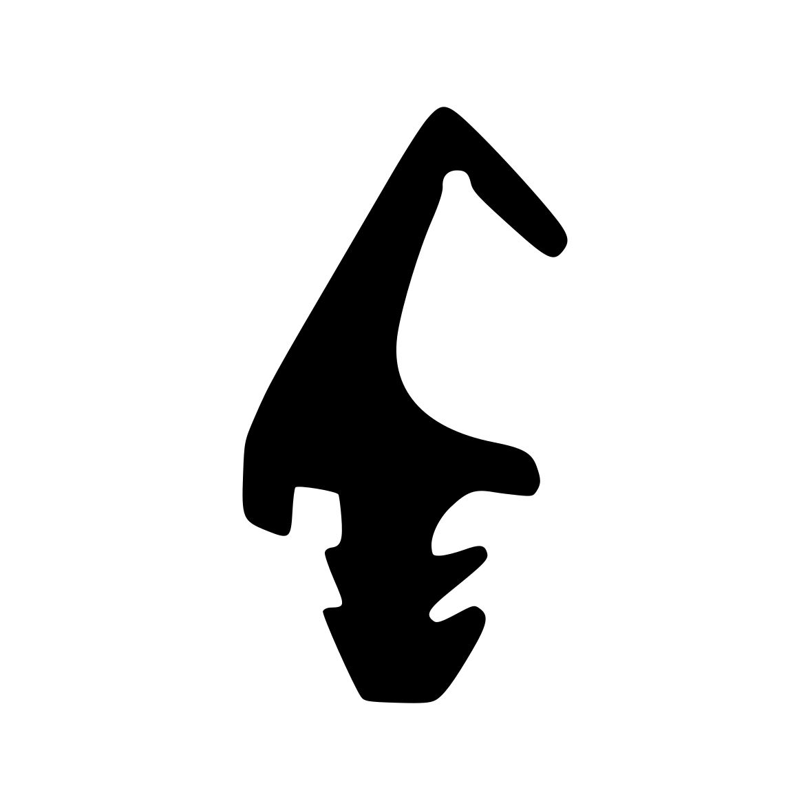 Mitteldichtung in schwarz