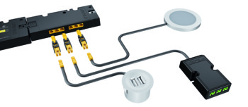 Beleuchtung - Häfele Loox5 Adapter für Verbraucher | 84 W | 24 V