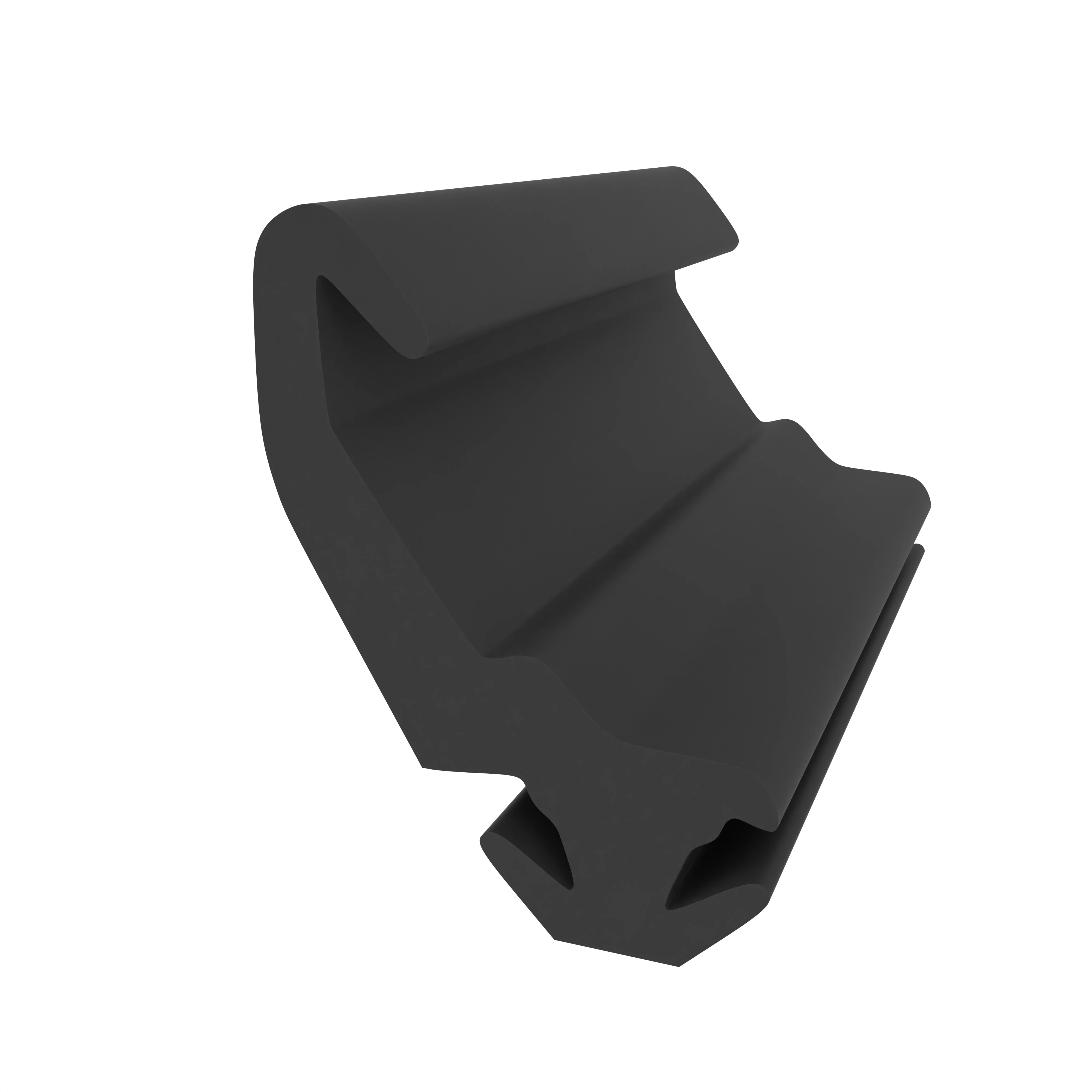 Mitteldichtungen - Mitteldichtung für Metall- und Alufenster | 18 mm Höhe | Farbe: schwarz