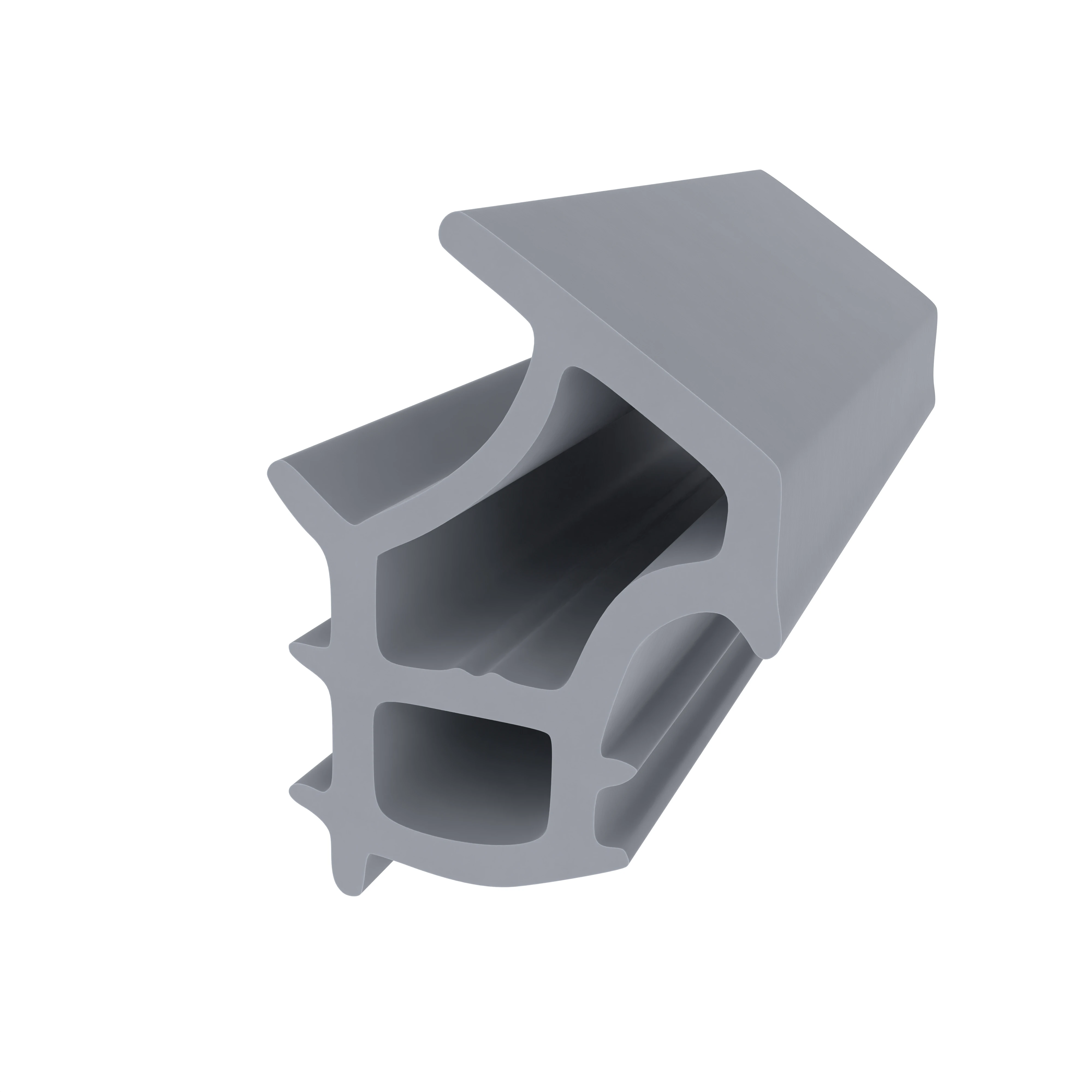 Feuerschutzdichtung für Neuform Stahltüren | 17 mm Breite | Farbe: grau